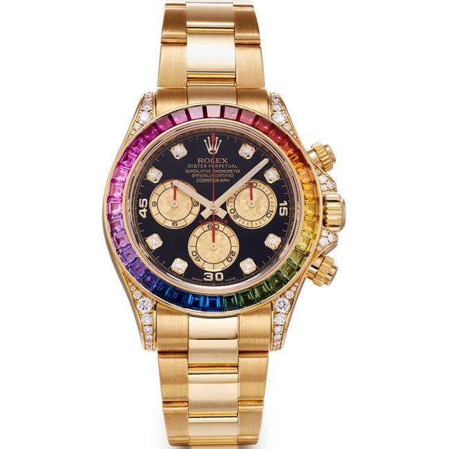 Rolex Daytona Rainbow Gold