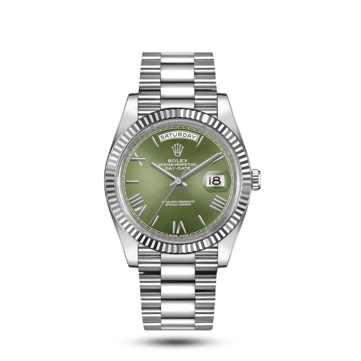 Rolex Day-Date Fluted Bezel
