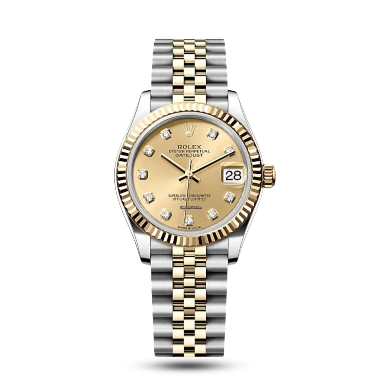 Rolex Lady-Datejust en Rolesor jaune
