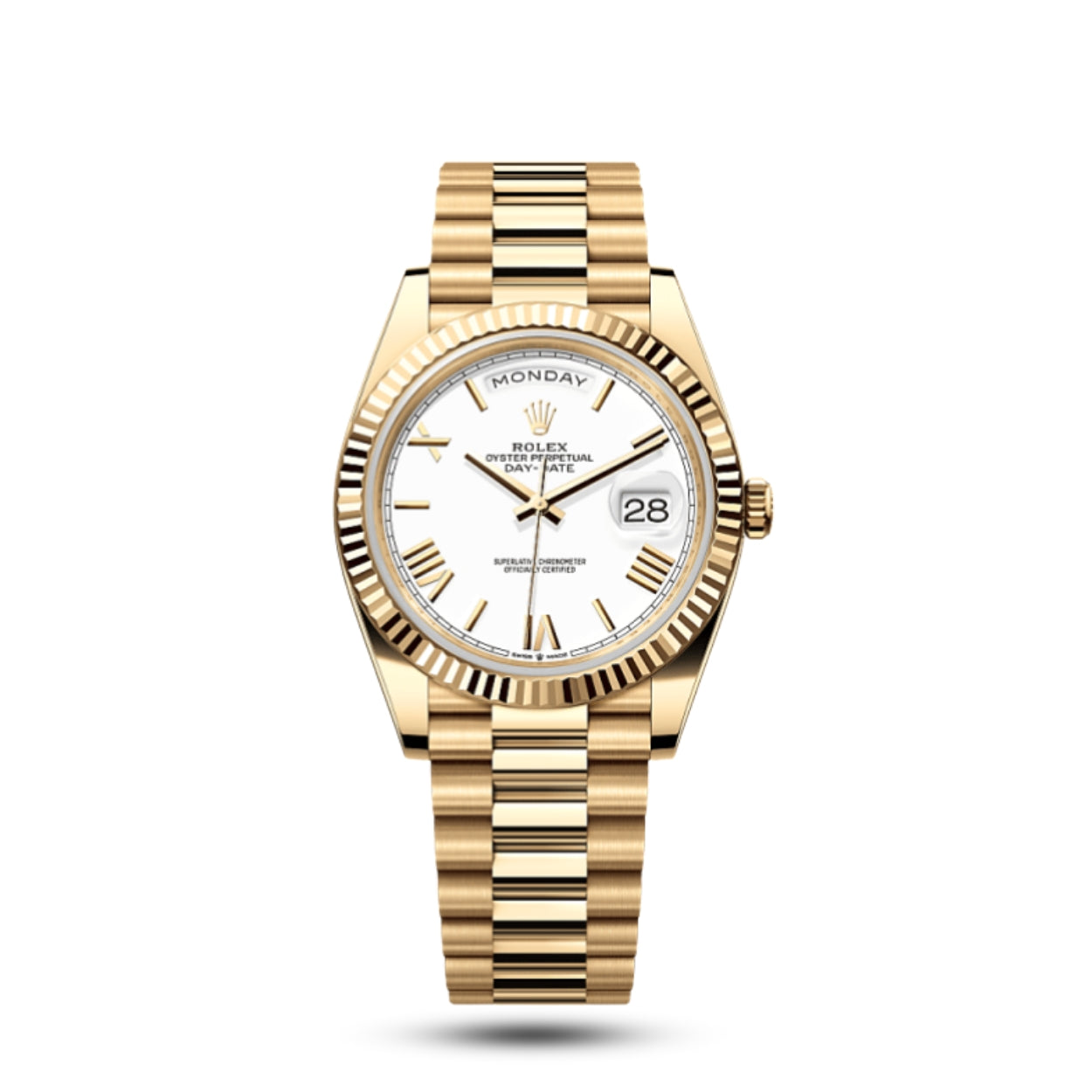 Rolex Day-Date or jaune 18 ct