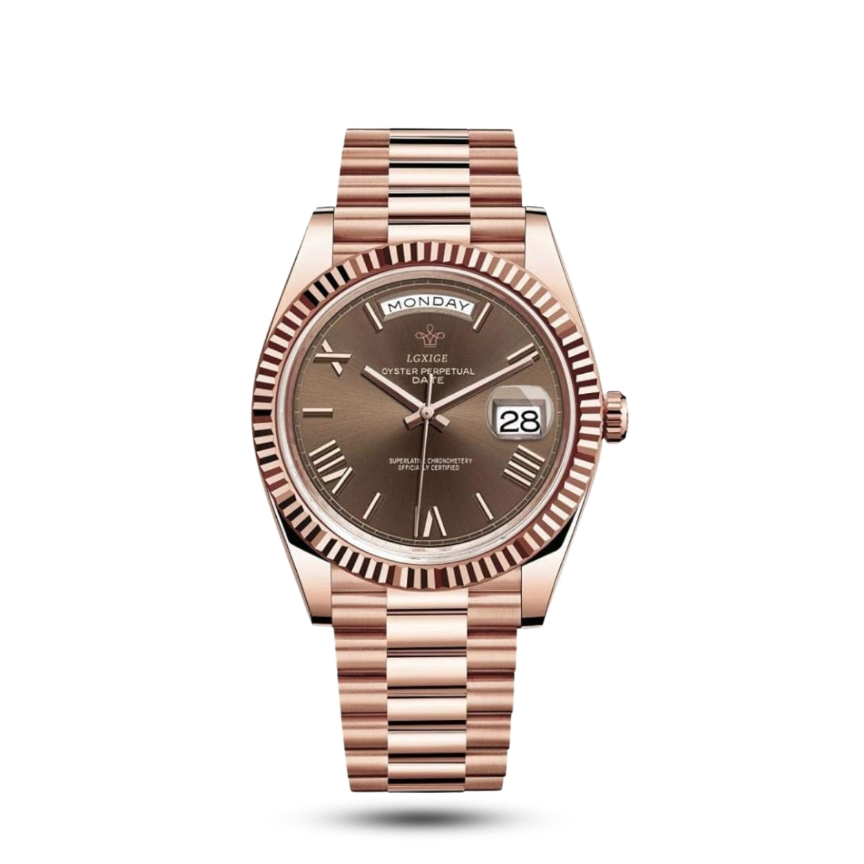 Rolex Day-Date chocolat