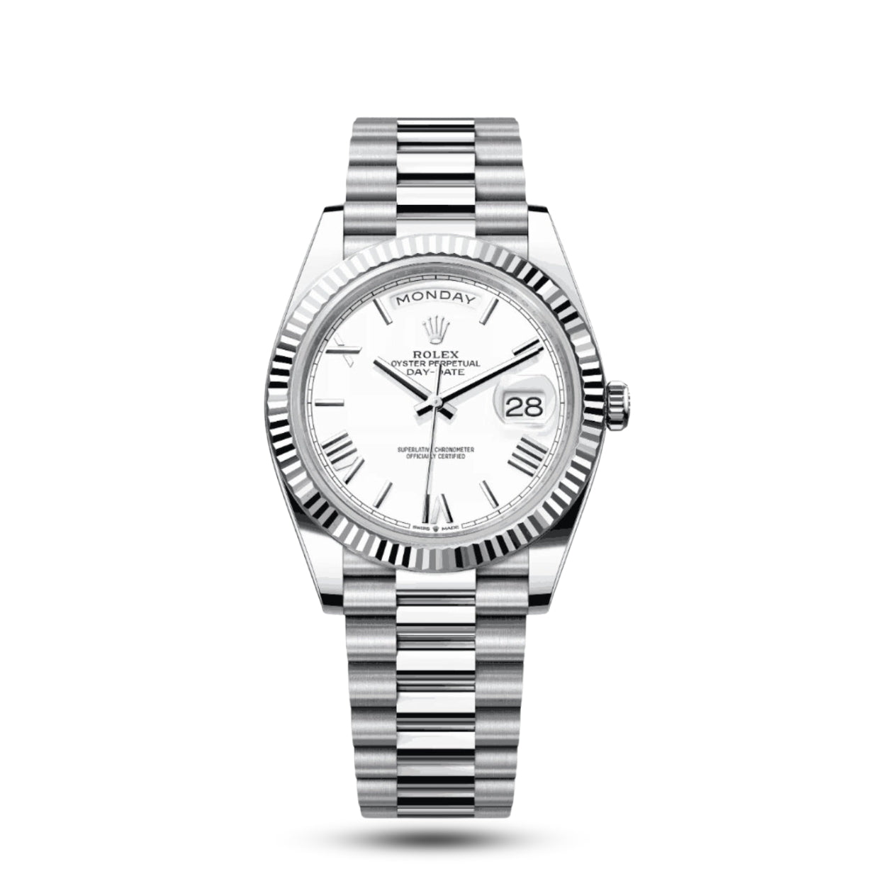 Rolex Day-Date white 40mm