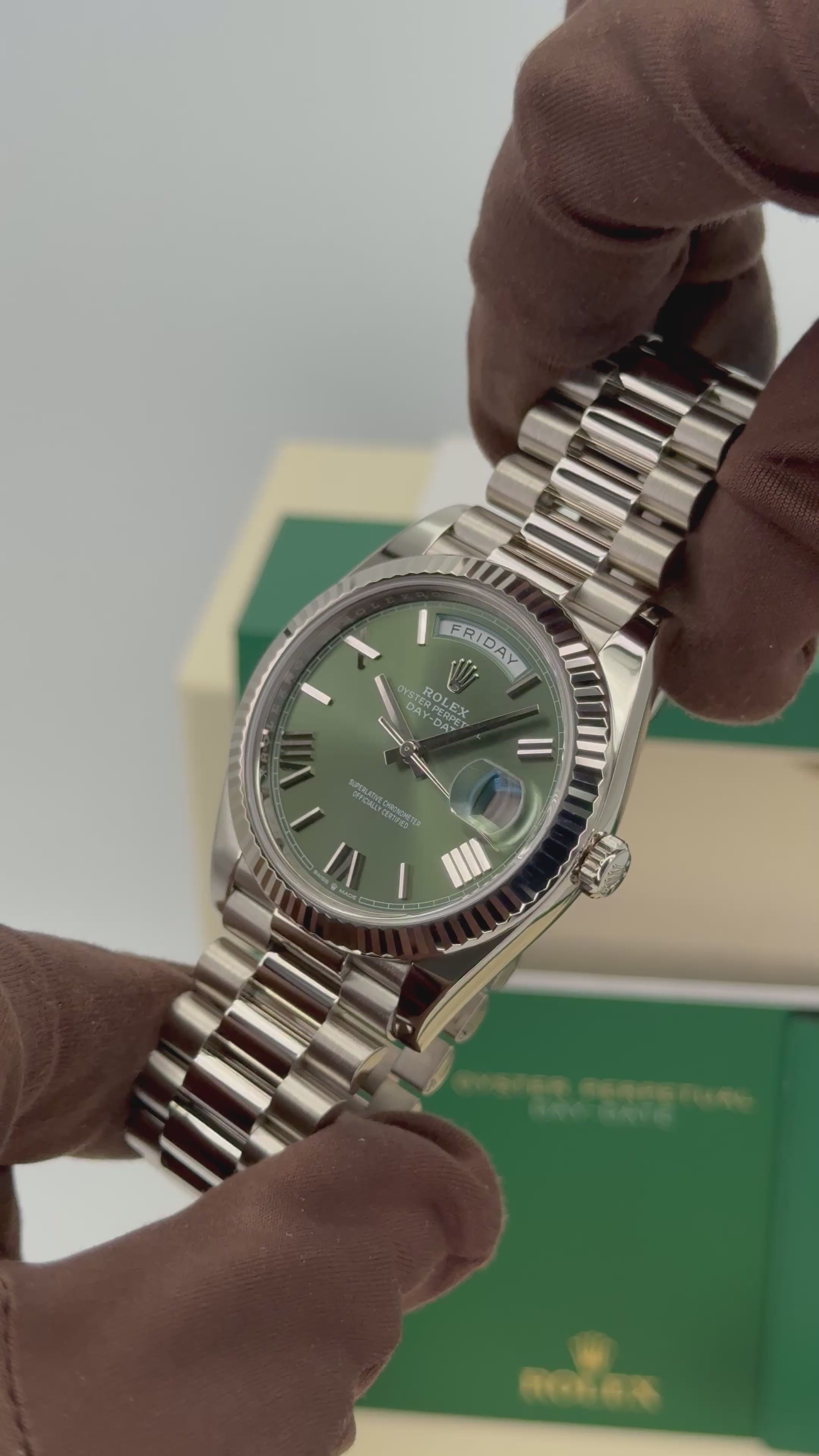Rolex Day-Date Fluted Bezel