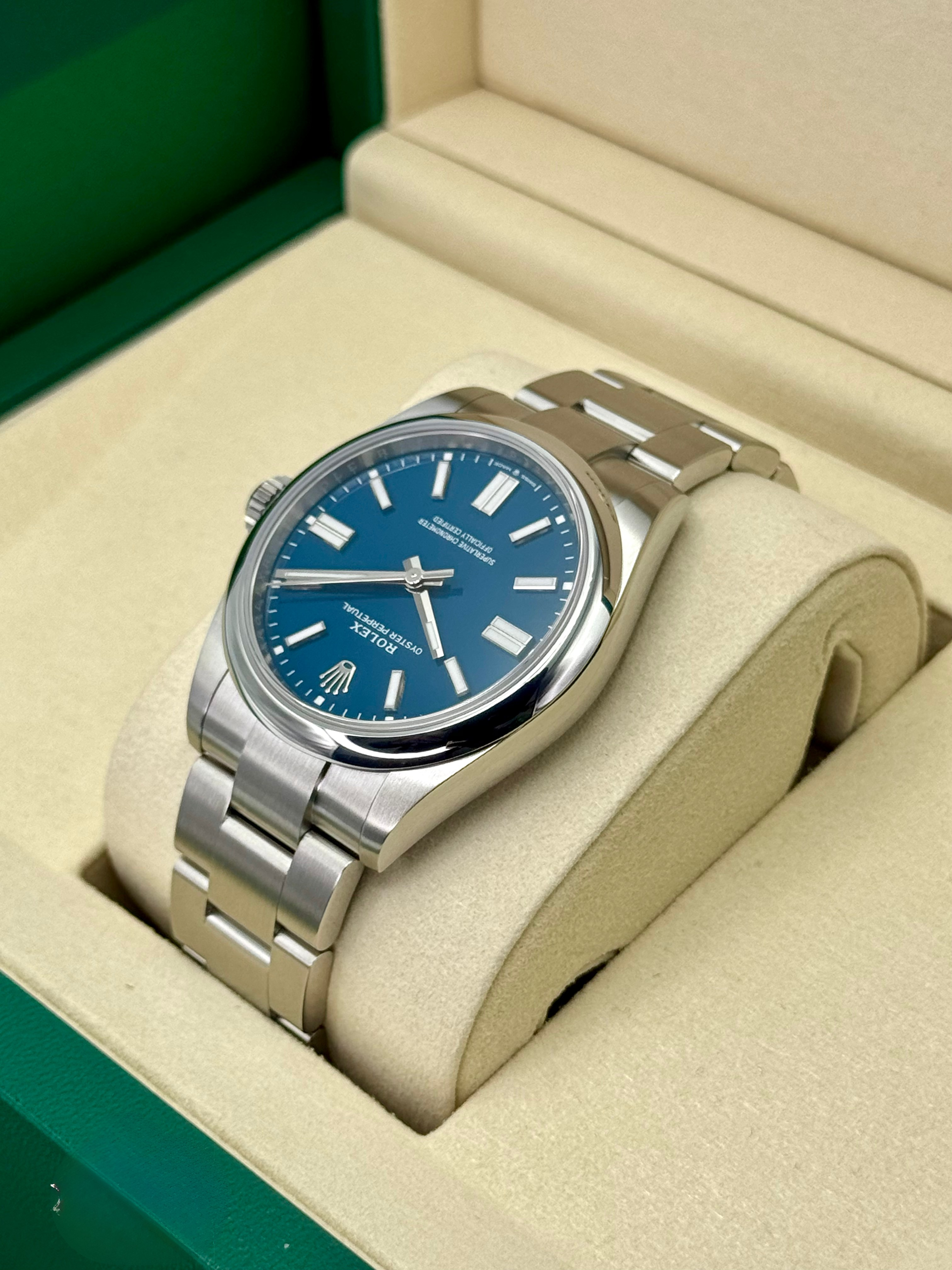 Rolex Oyster Perpetual Blue