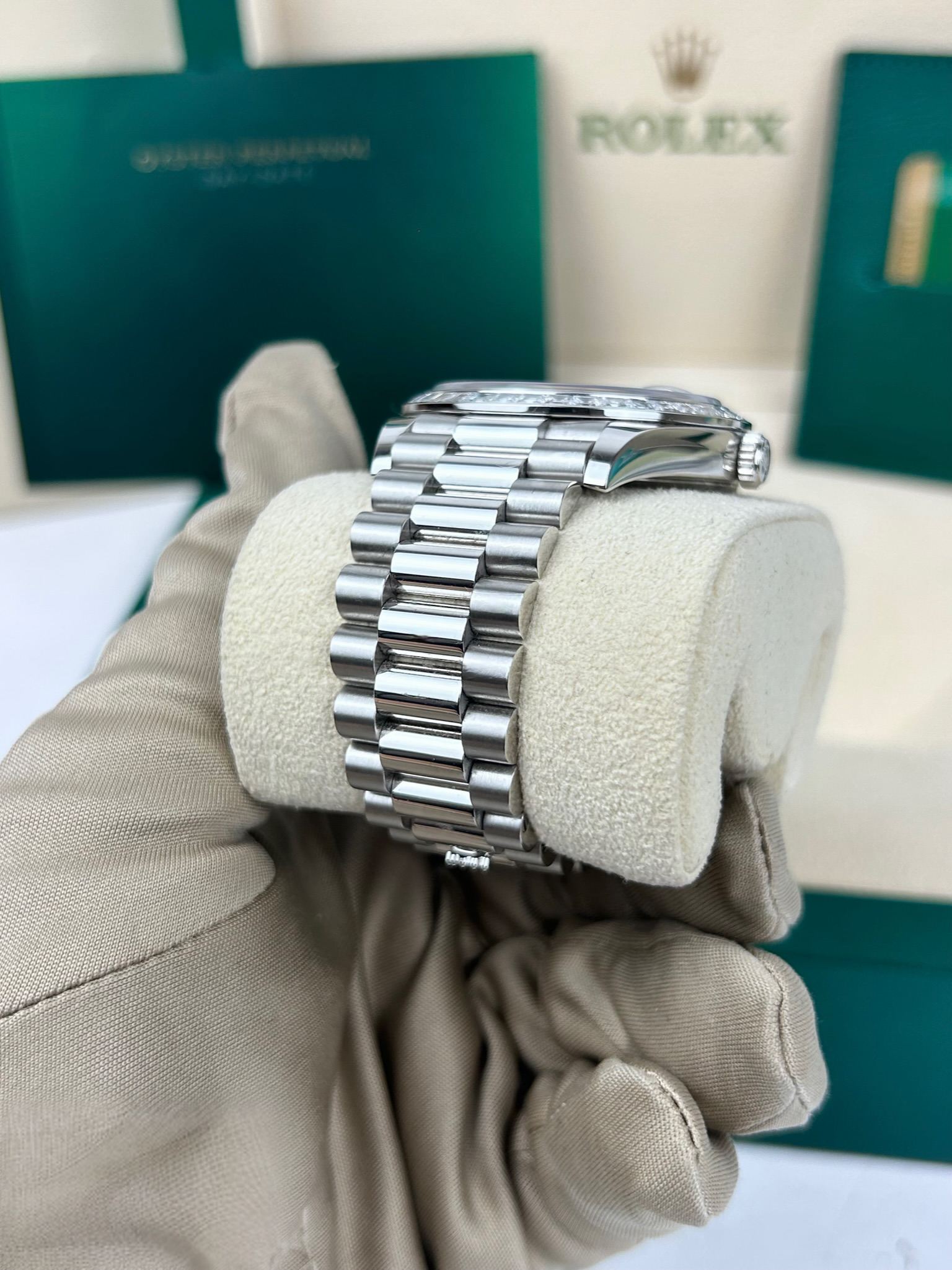 Rolex Day-Date Ice blue Hindu Arabic