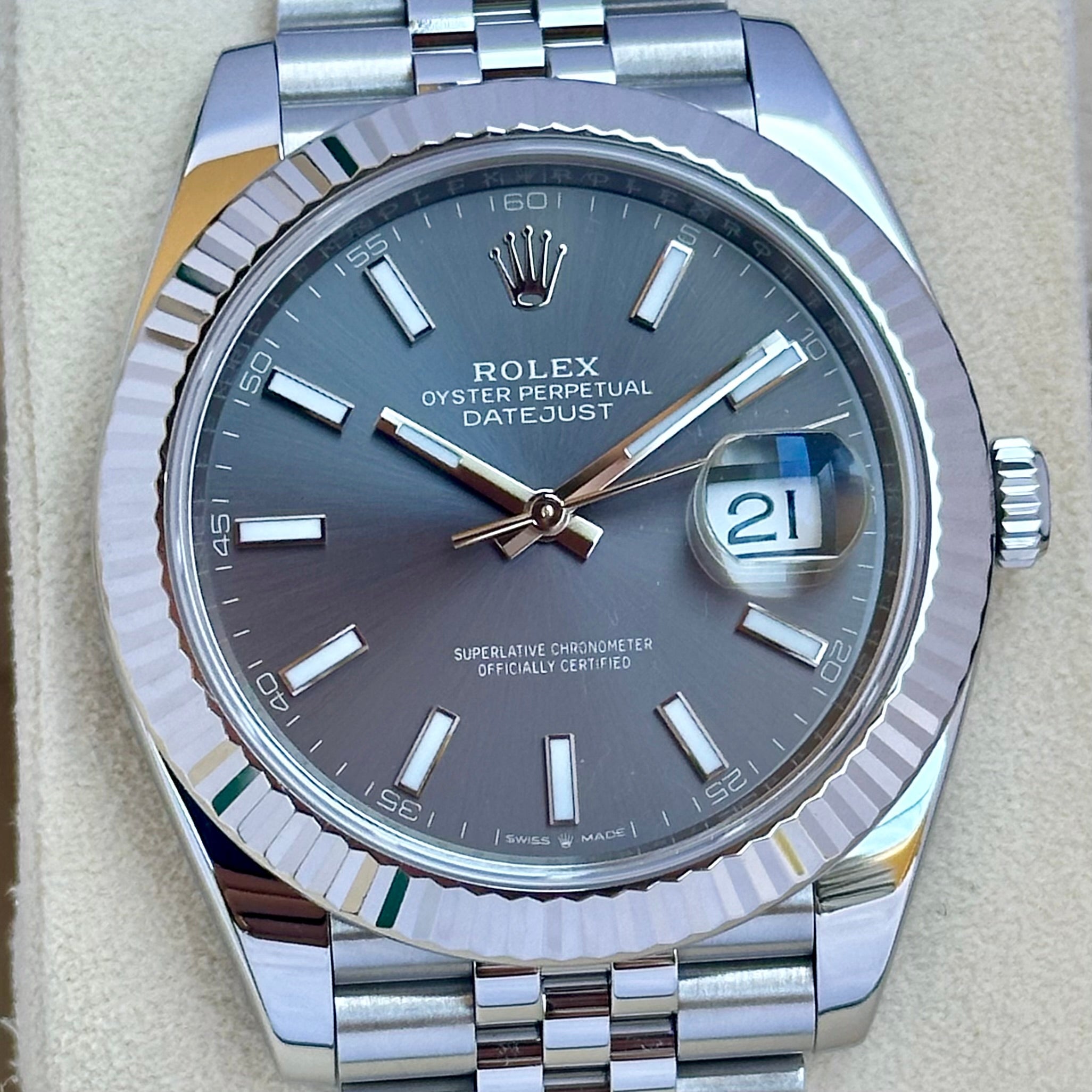 Rolex Datejust Silver Jubilée