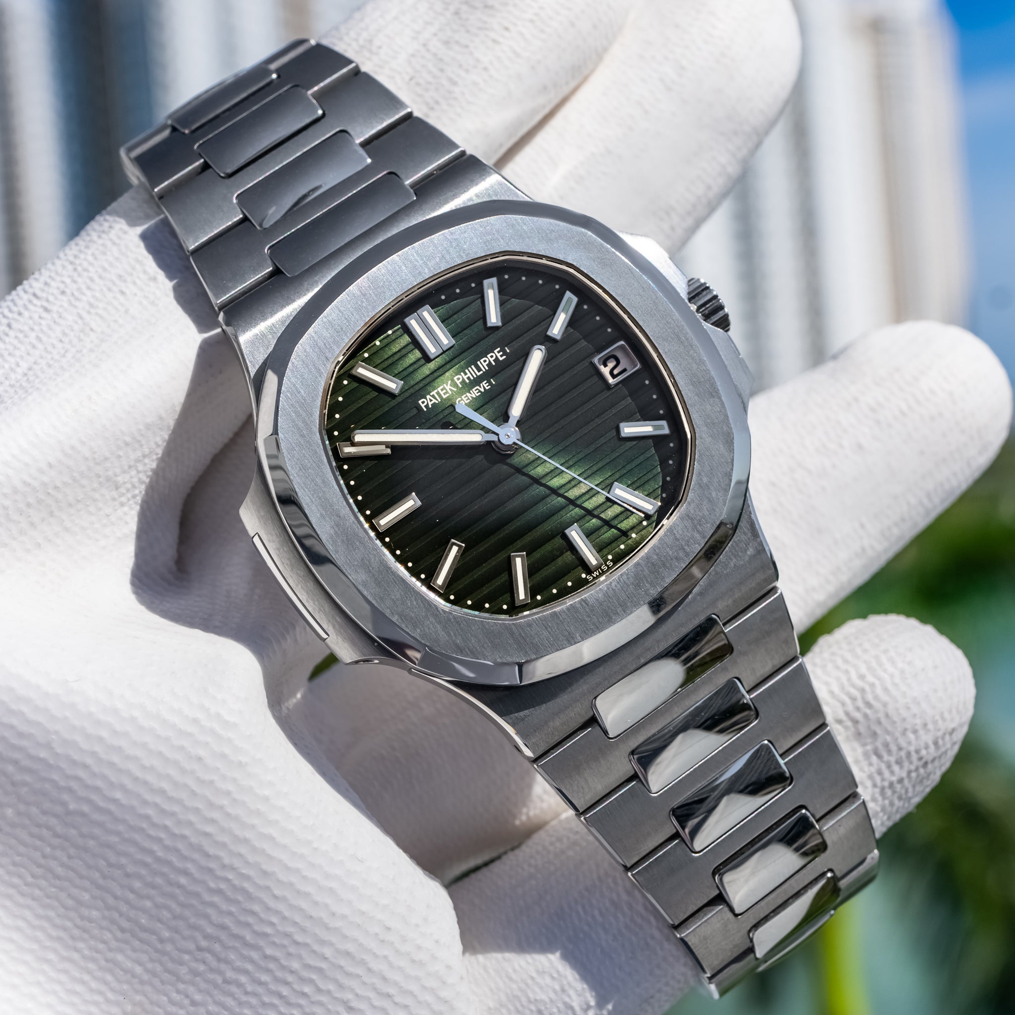 Patek PhiliPatek Philippe Nautilus Green Dial
