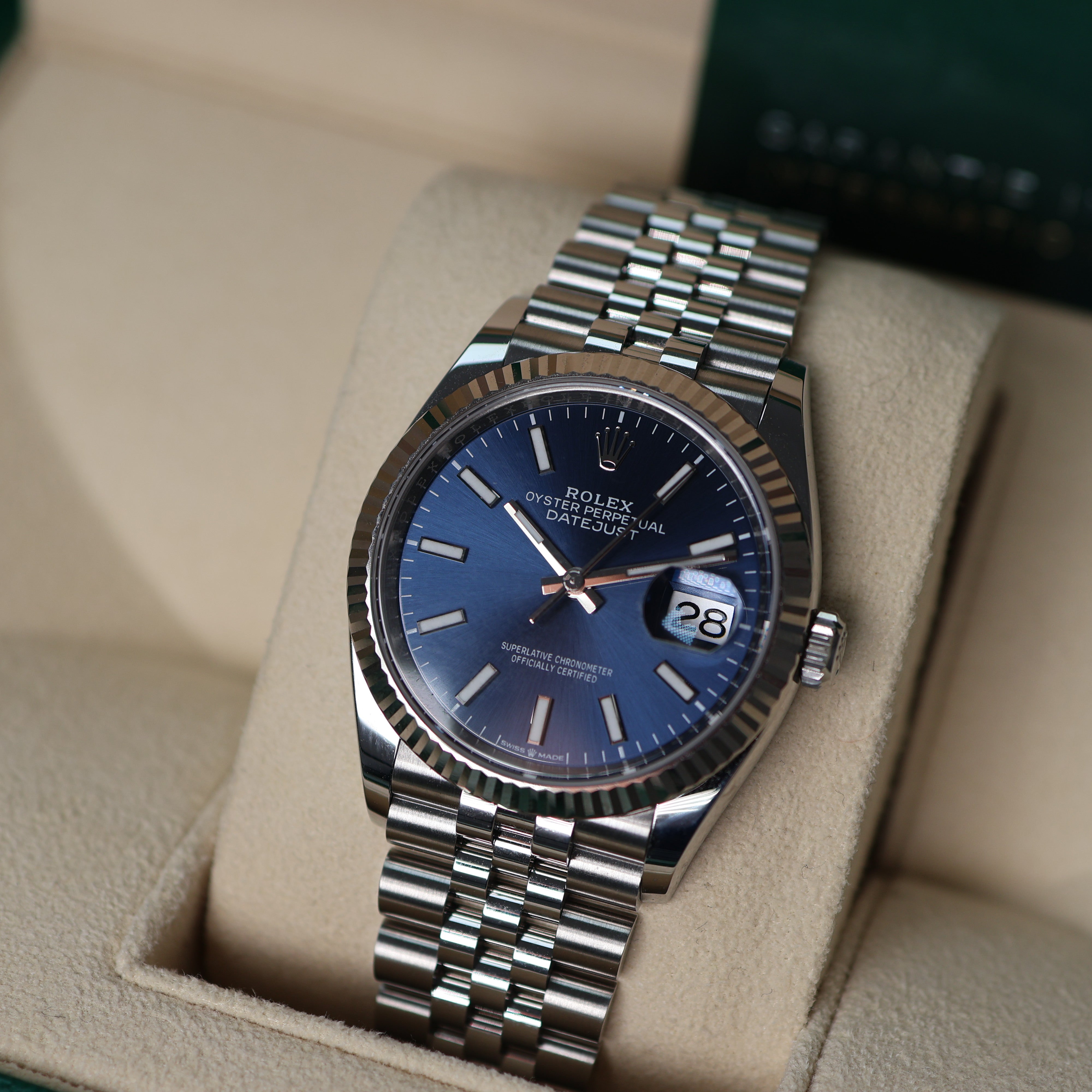 Rolex Datejust Blue Jubilée