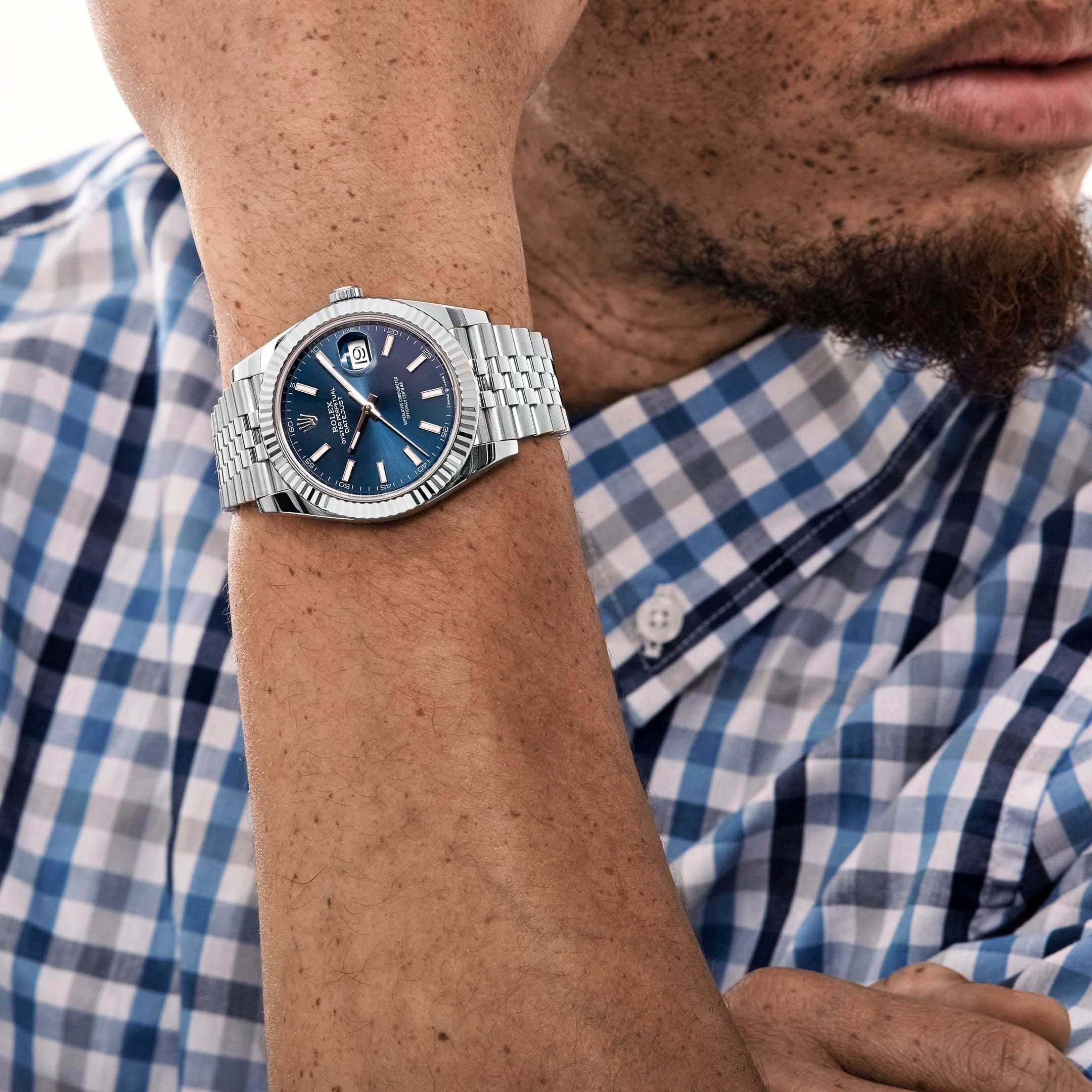 Rolex Datejust Blue Jubilée