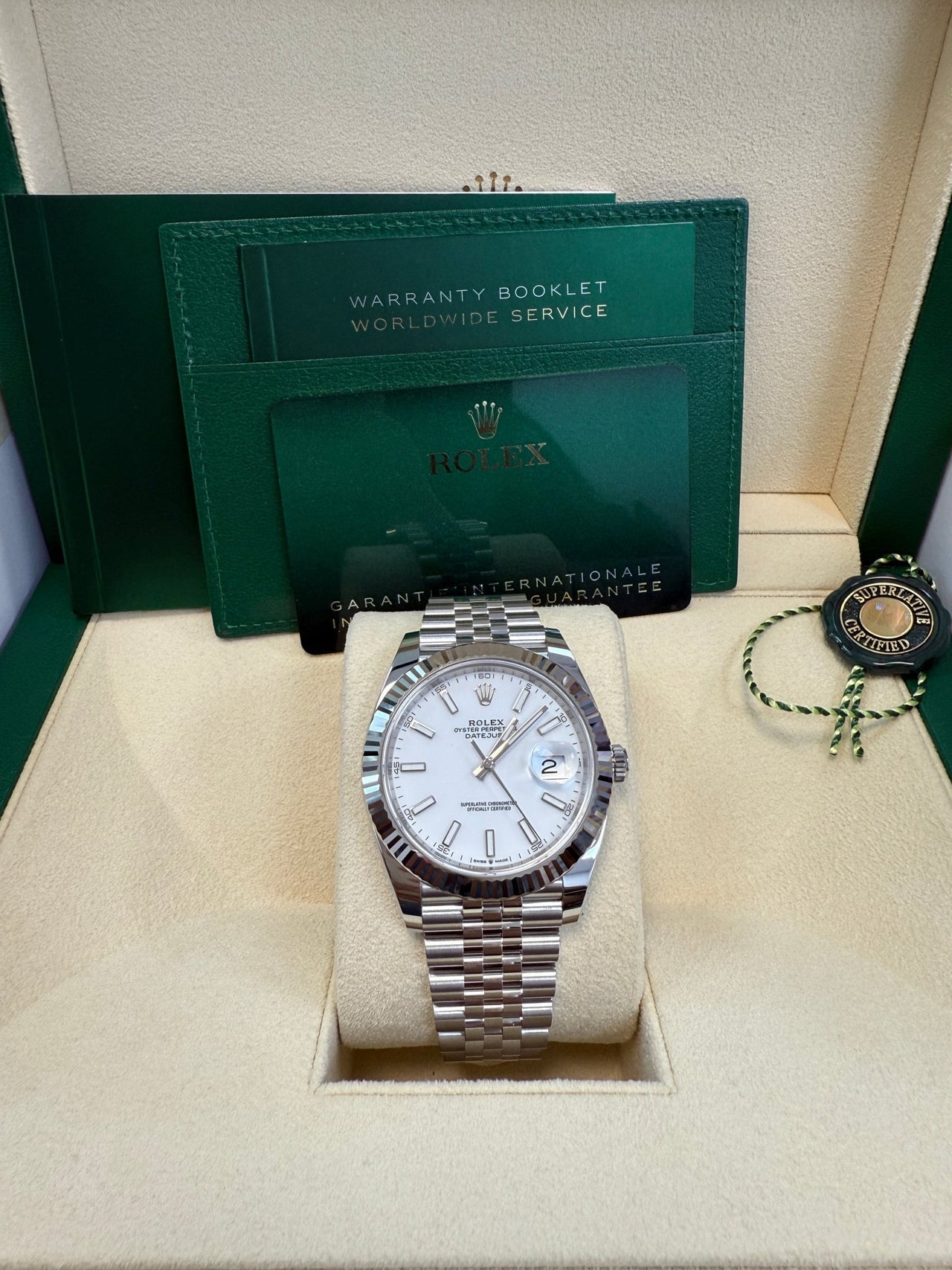 Rolex Datejust White Jubilee
