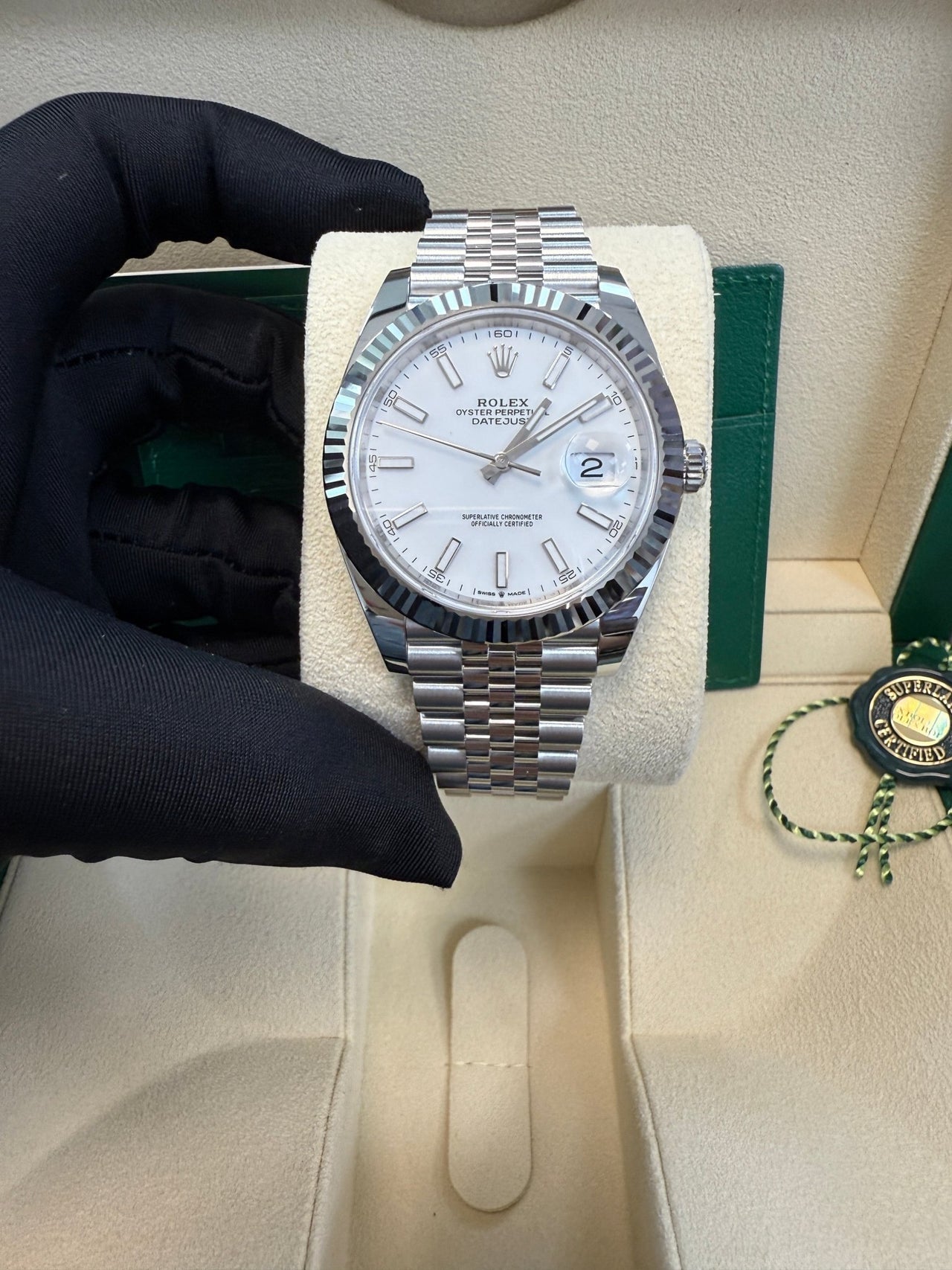 Rolex Datejust White Jubilee
