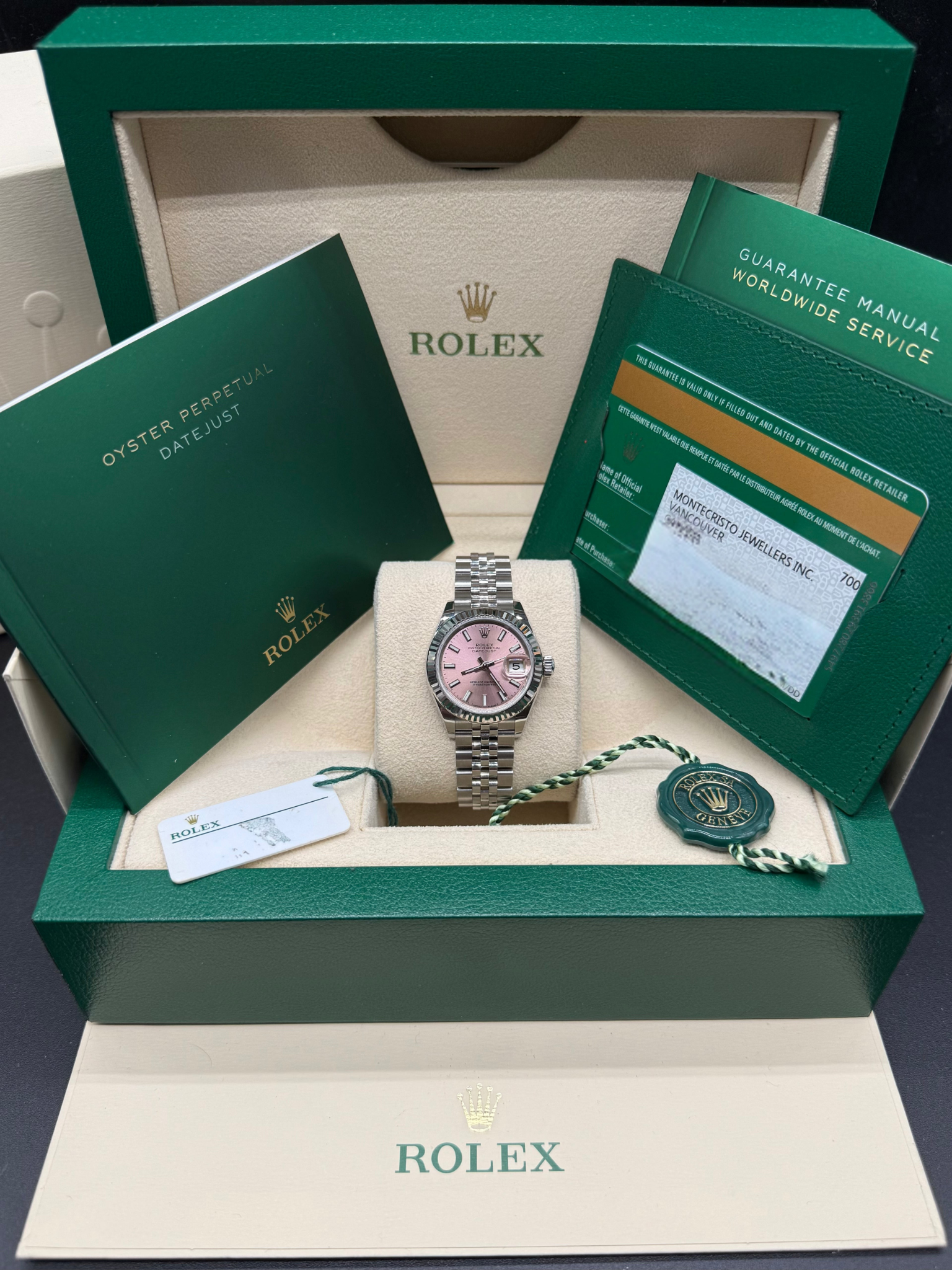 Rolex Datejust 31 Fluted Pink