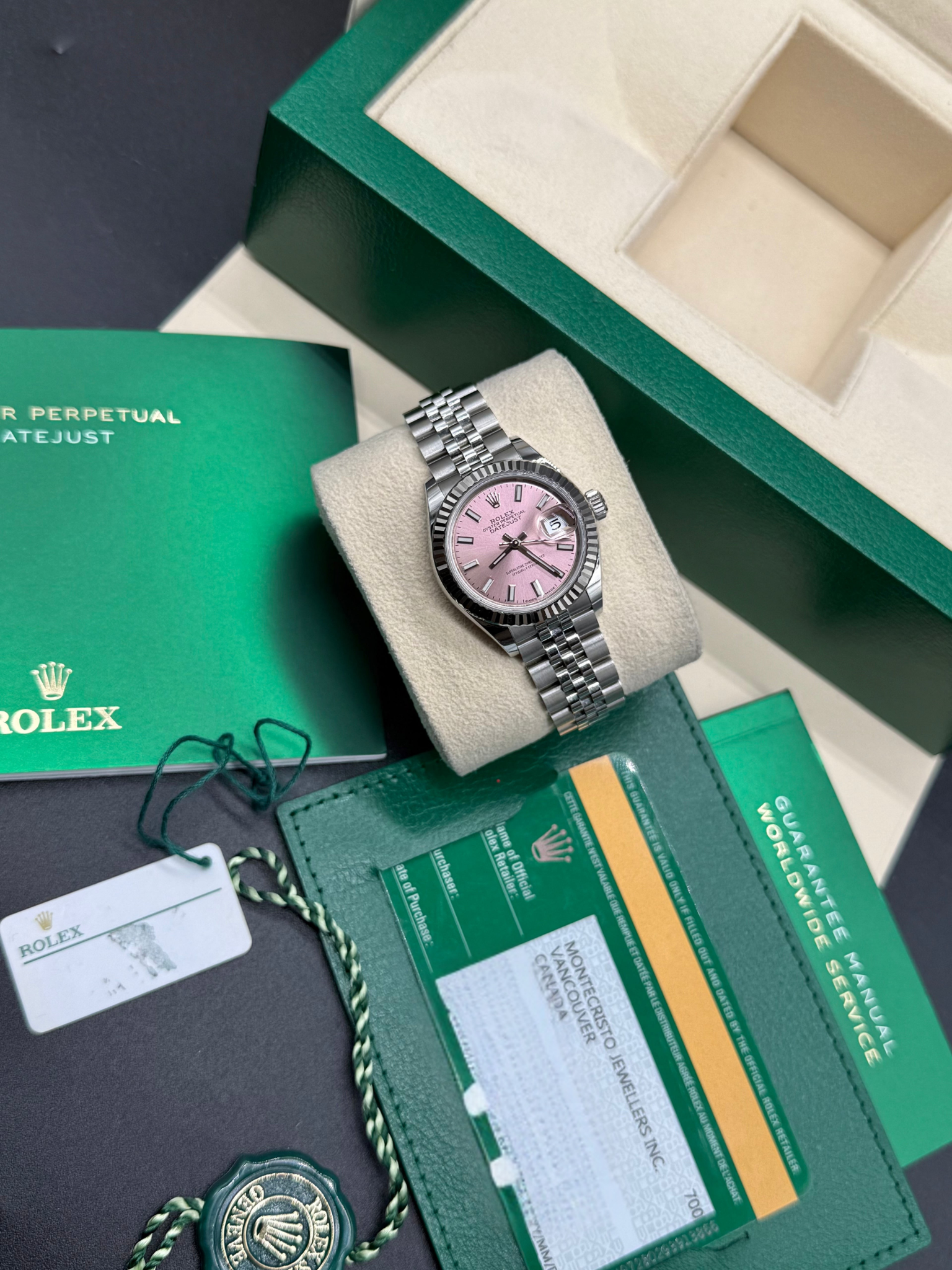 Rolex Datejust 31 Fluted Pink