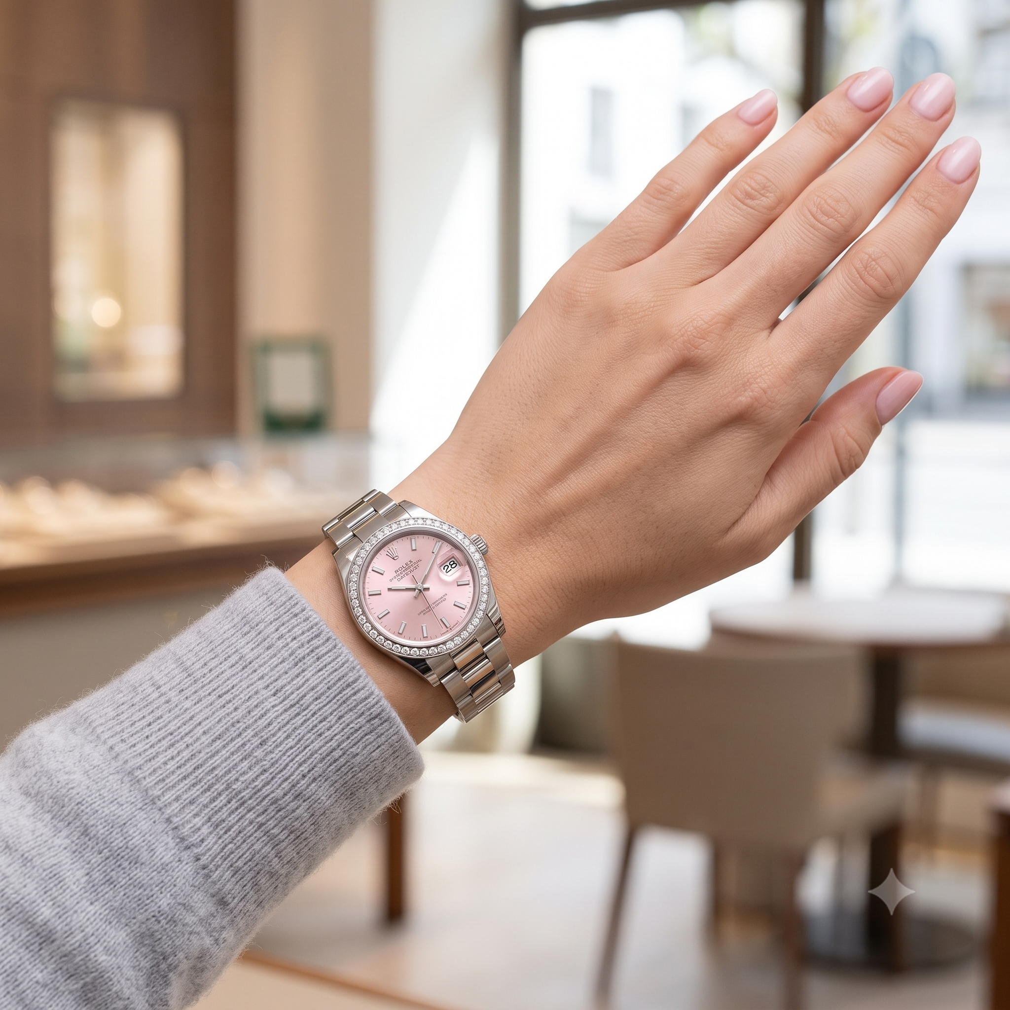 Rolex Datejust 31 Fluted Pink Oyster