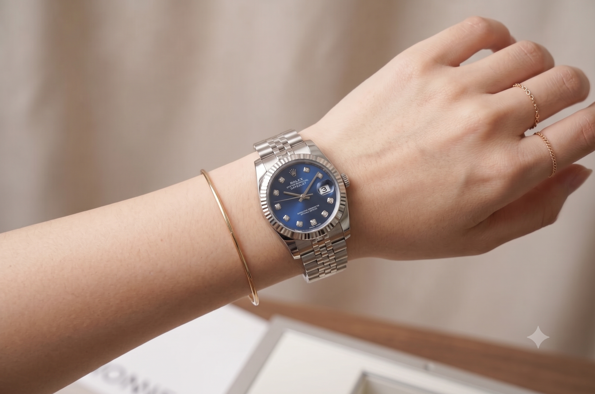 Rolex Datejust 31 Quadrante blue Diamond