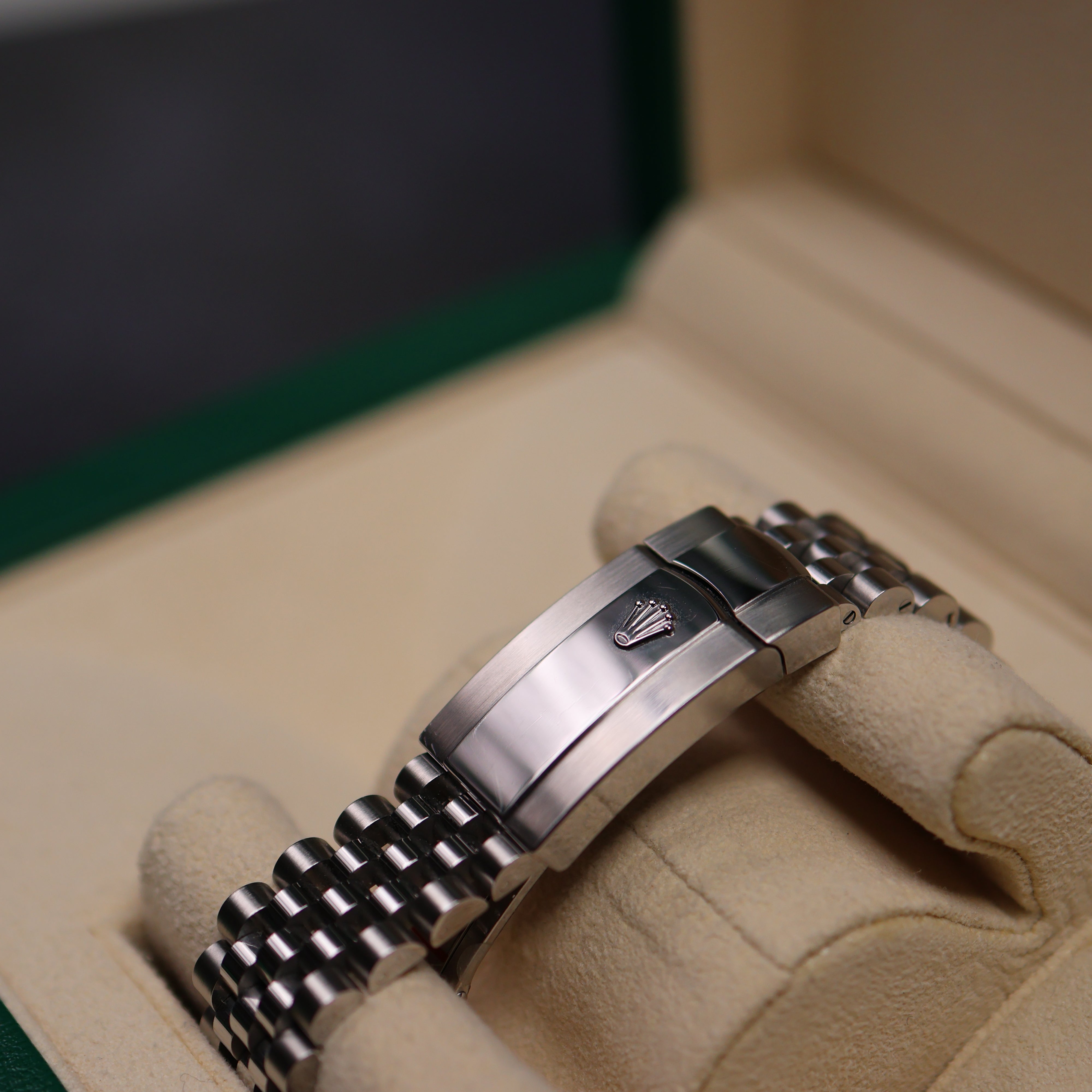 Rolex Datejust Black Dial Jubilee