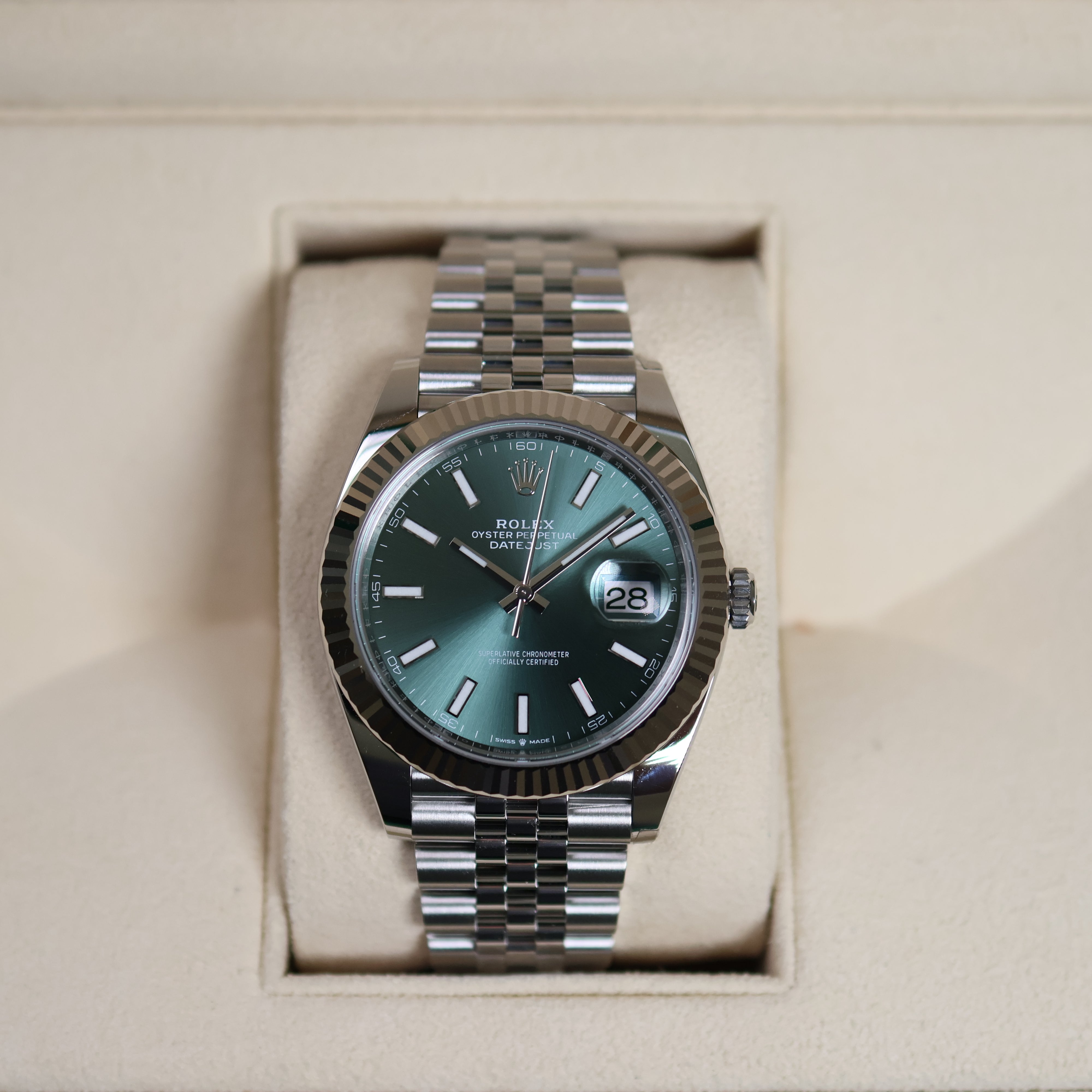 Rolex Datejust vert Jubilé