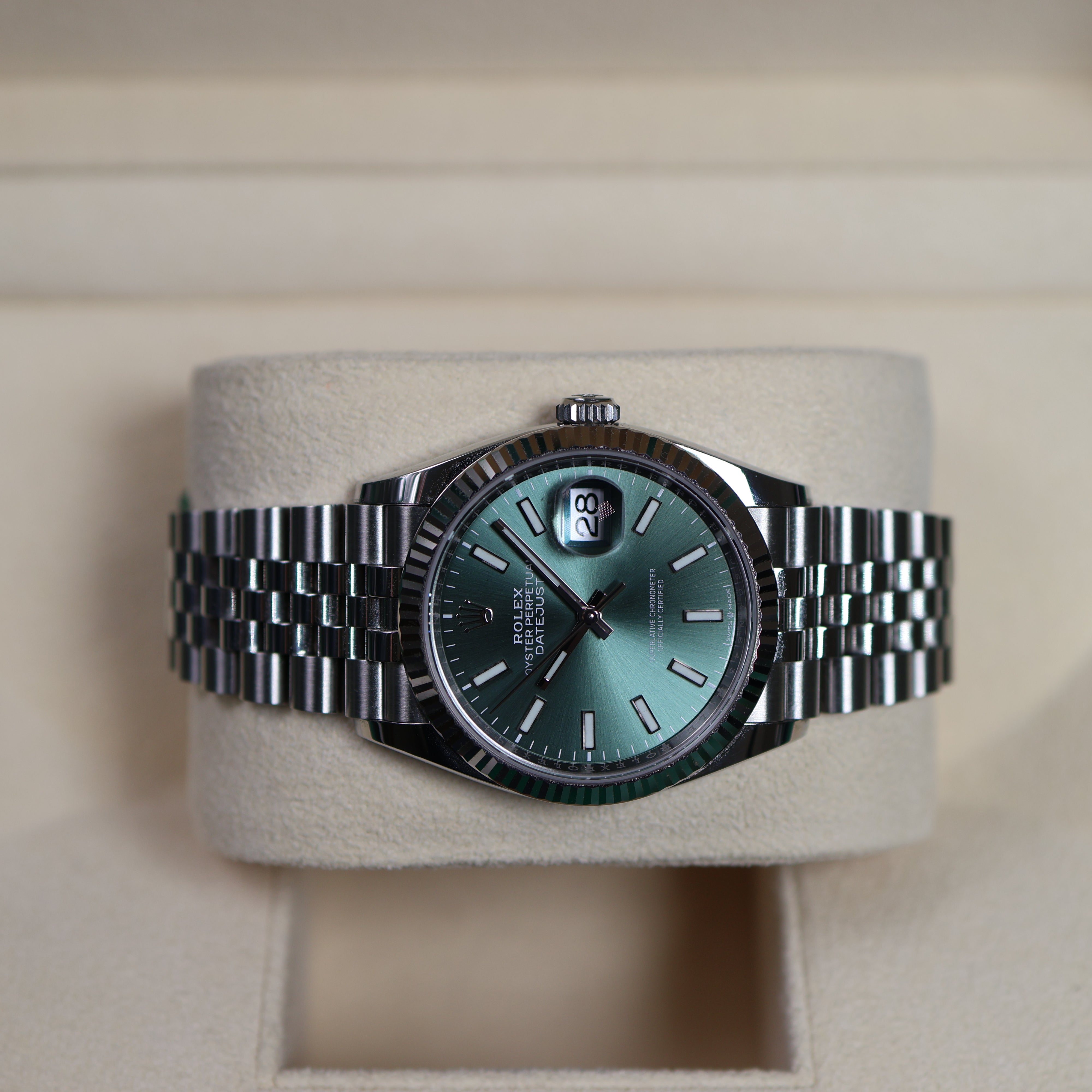 Rolex Datejust vert Jubilé