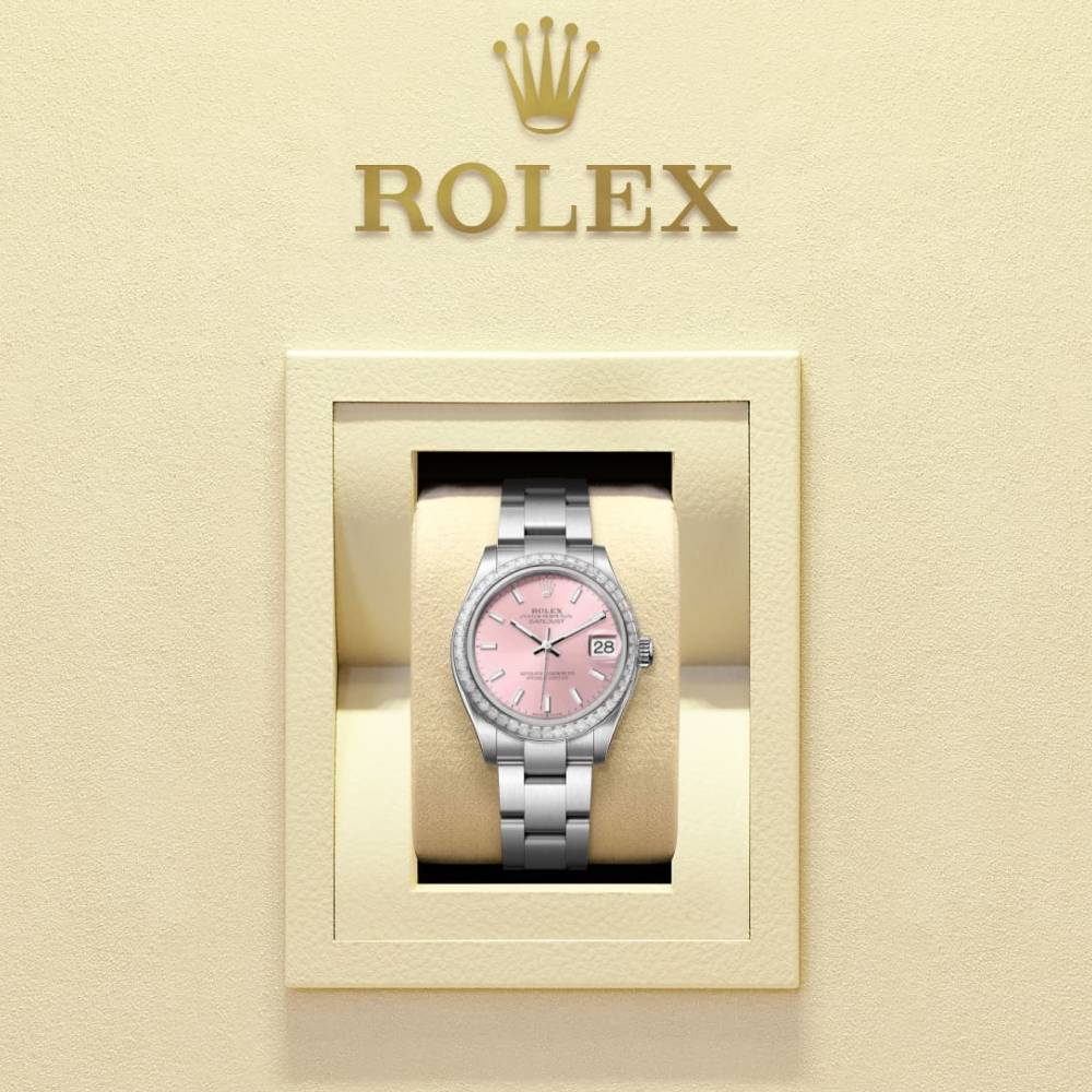 Rolex Datejust 31 Fluted Pink Oyster