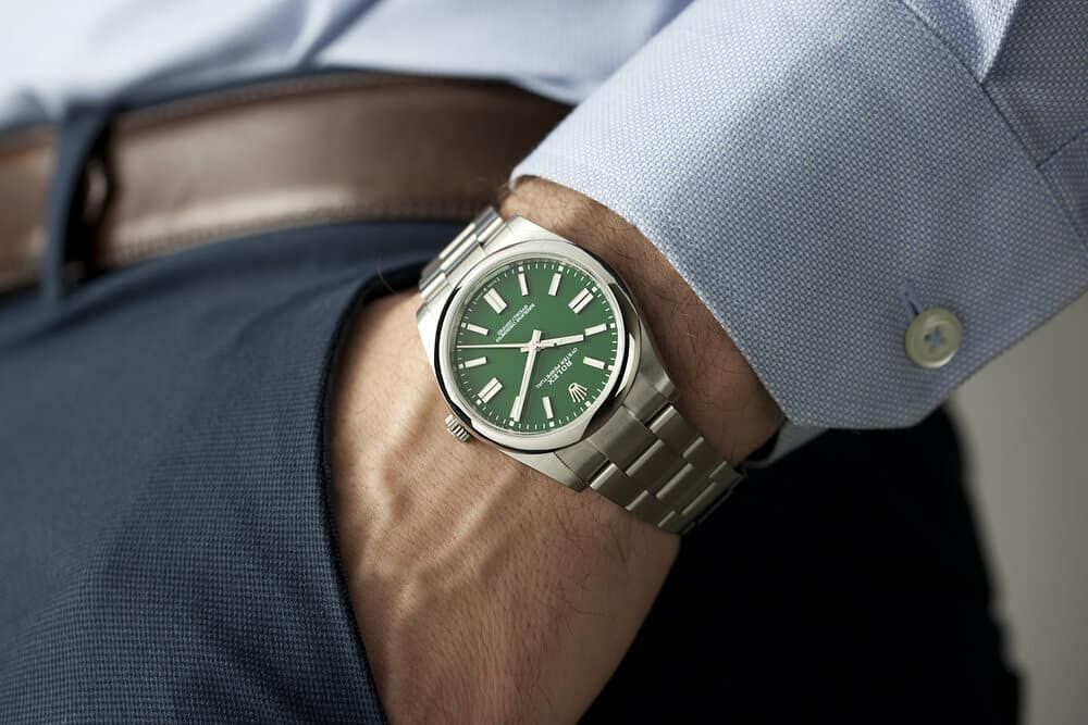 Rolex Oyster Perpetual Green Dial