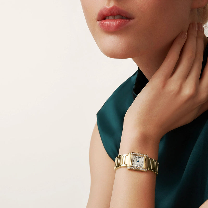 Cartier Tank Francaise Serti