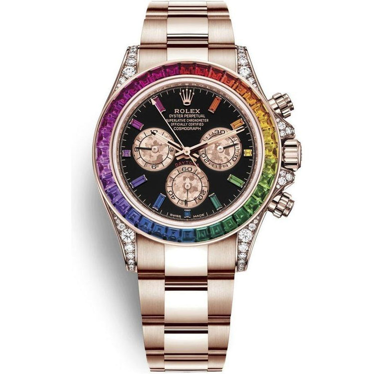 Rolex Daytona Rainbow Rose