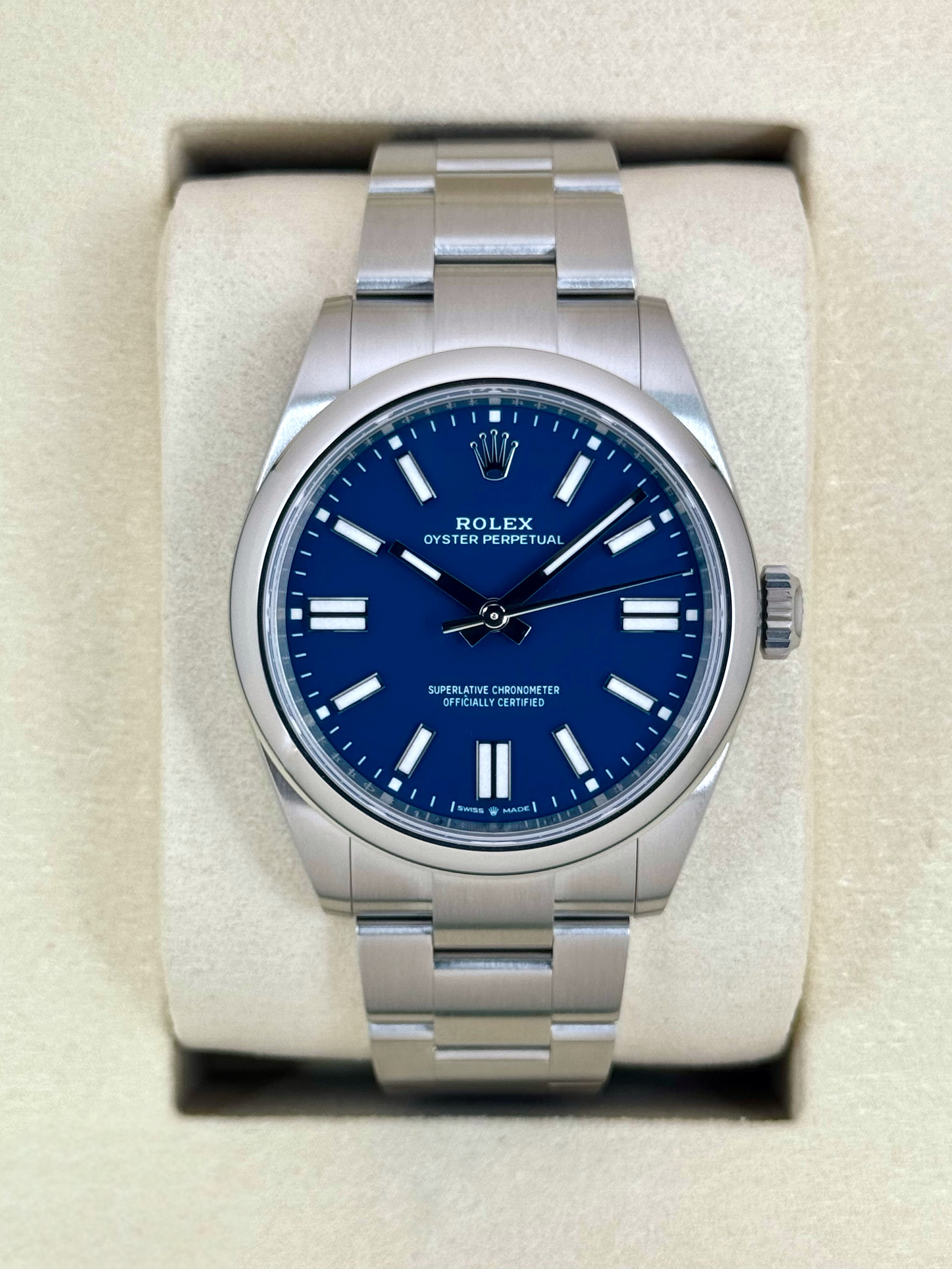 Rolex Oyster Perpetual Blue