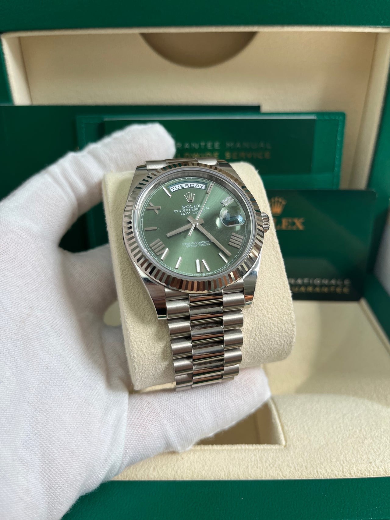 Rolex Day-Date Fluted Bezel