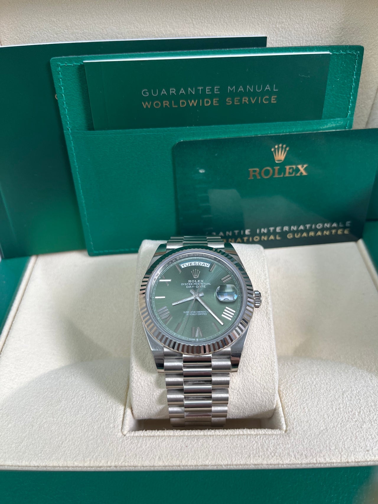 Rolex Day-Date Fluted Bezel