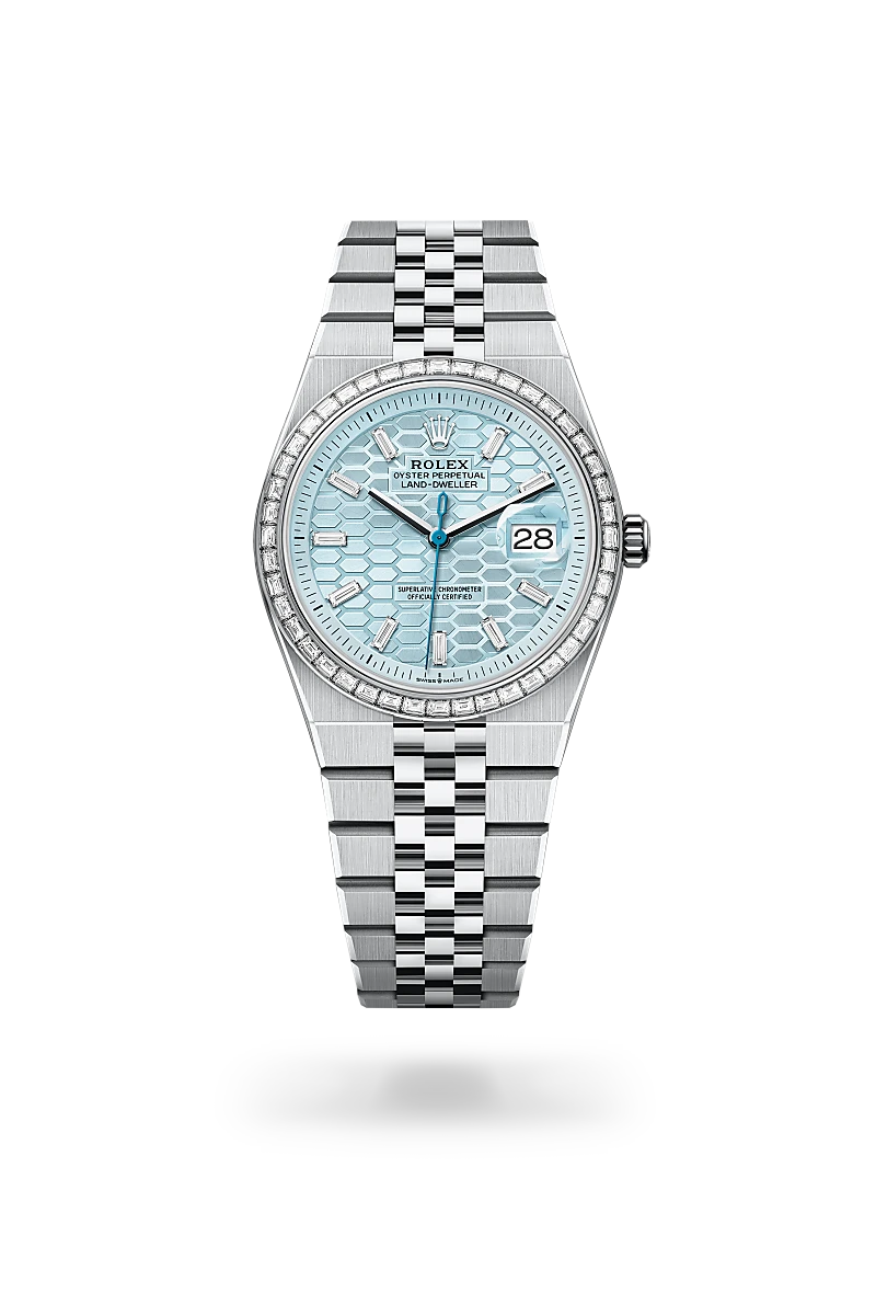 Rolex land-dweller blue
