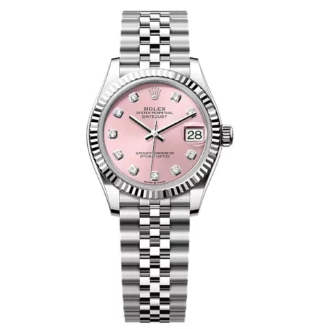 Rolex Datejust 31 Fluted Pink /Diamond