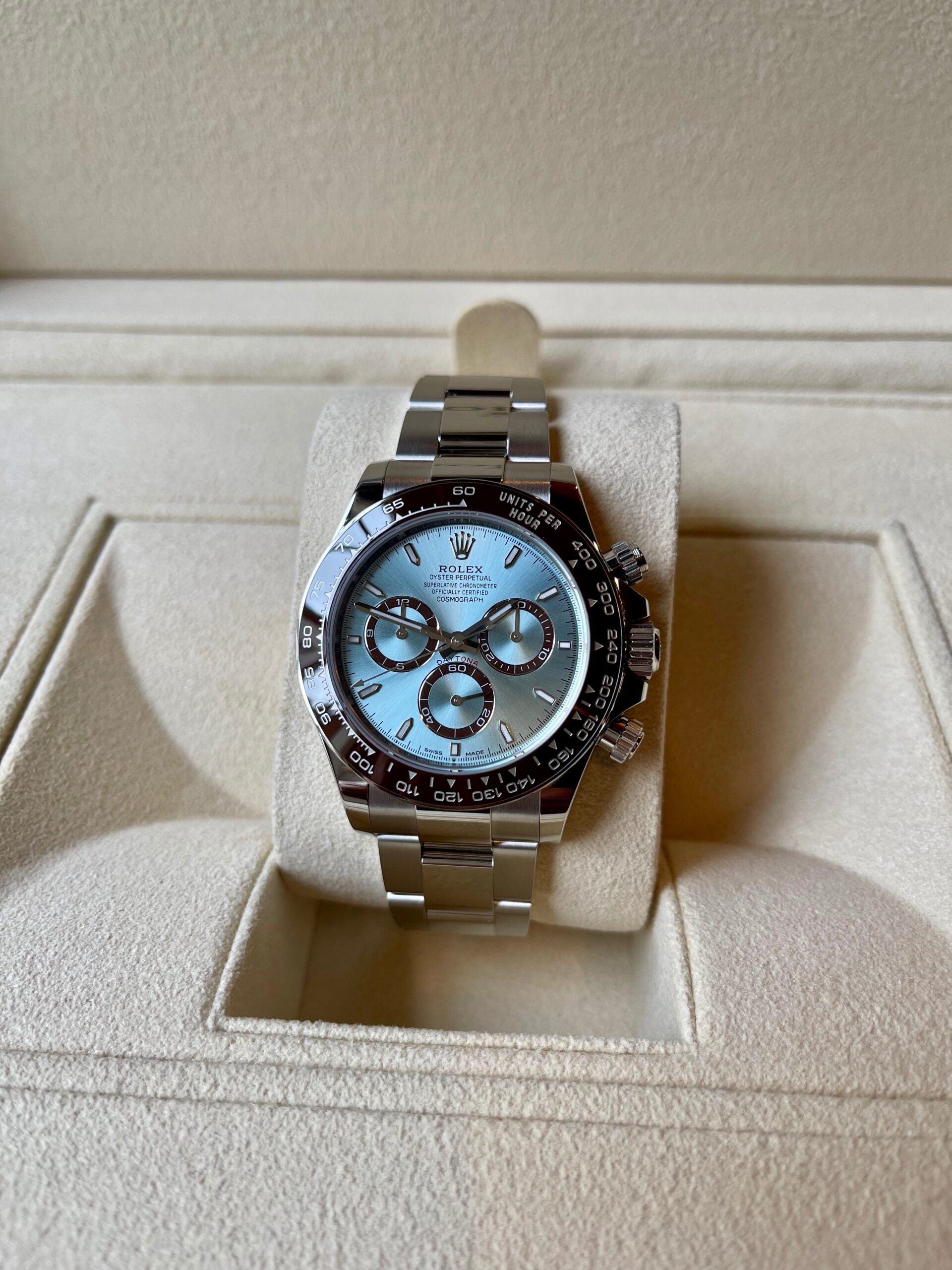 Rolex daytona Bleu Glace