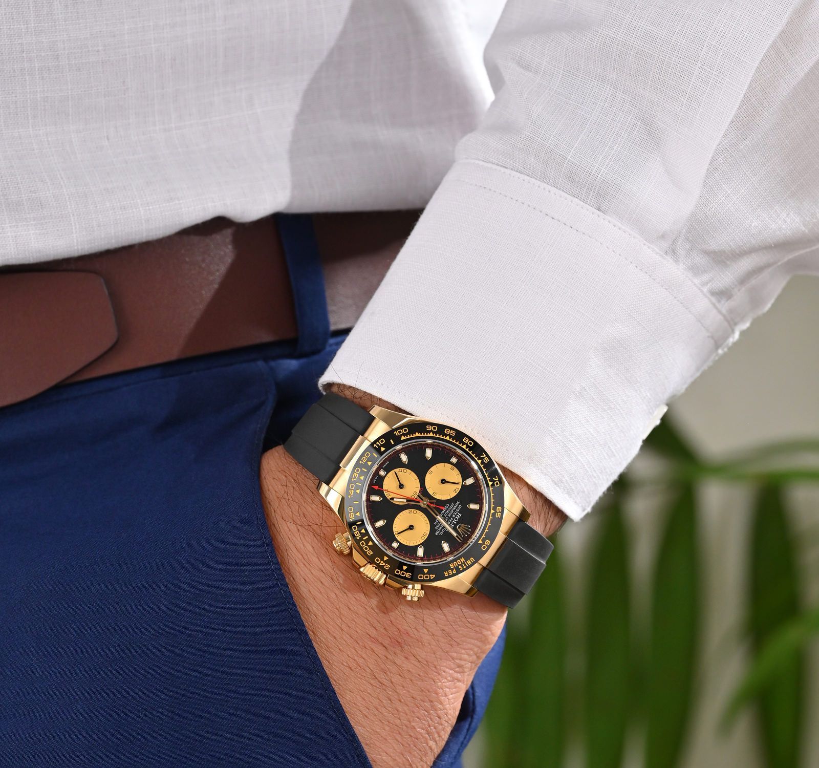 Rolex Daytona Black Oysterflex