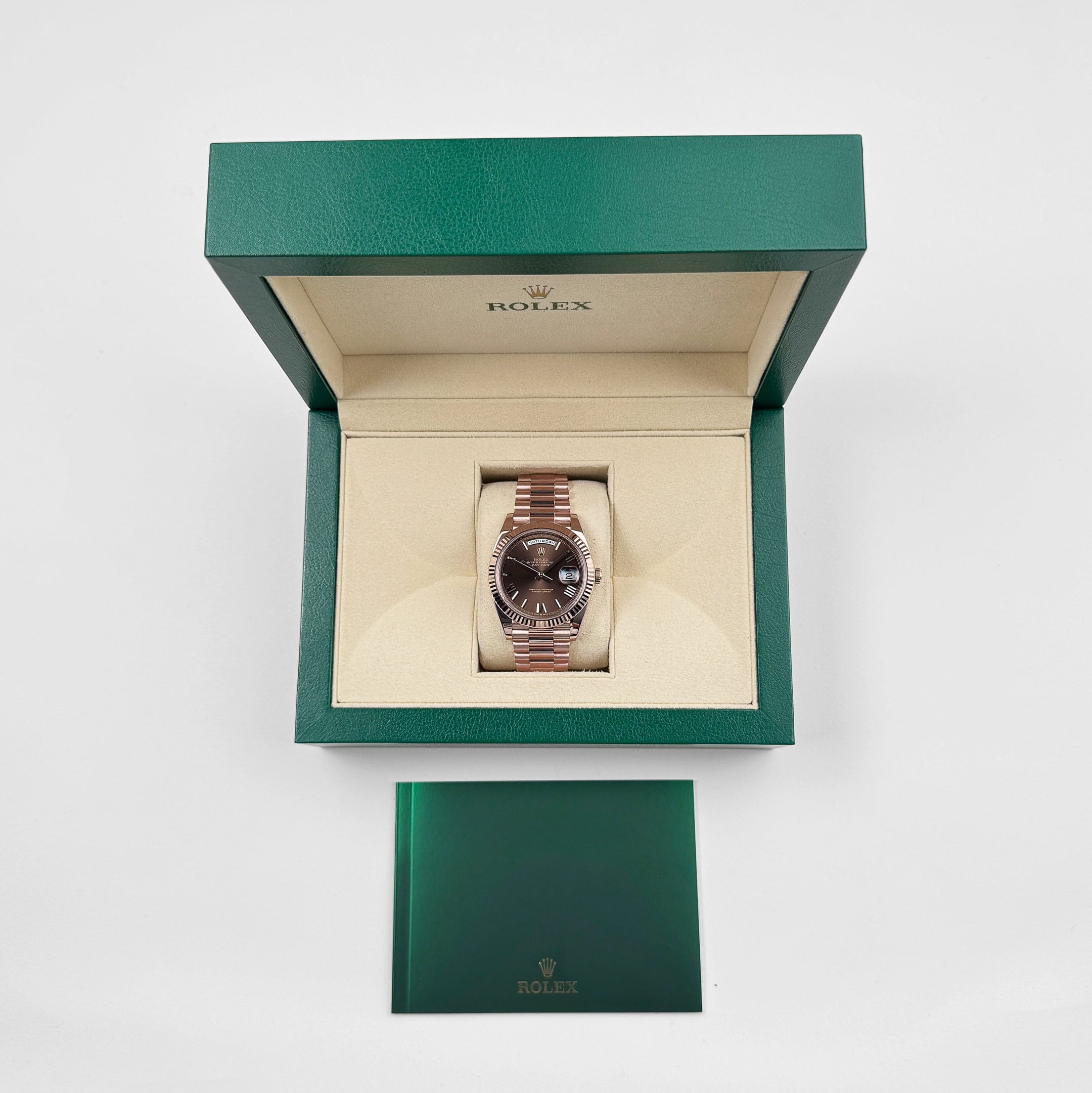 Rolex Day-Date chocolat