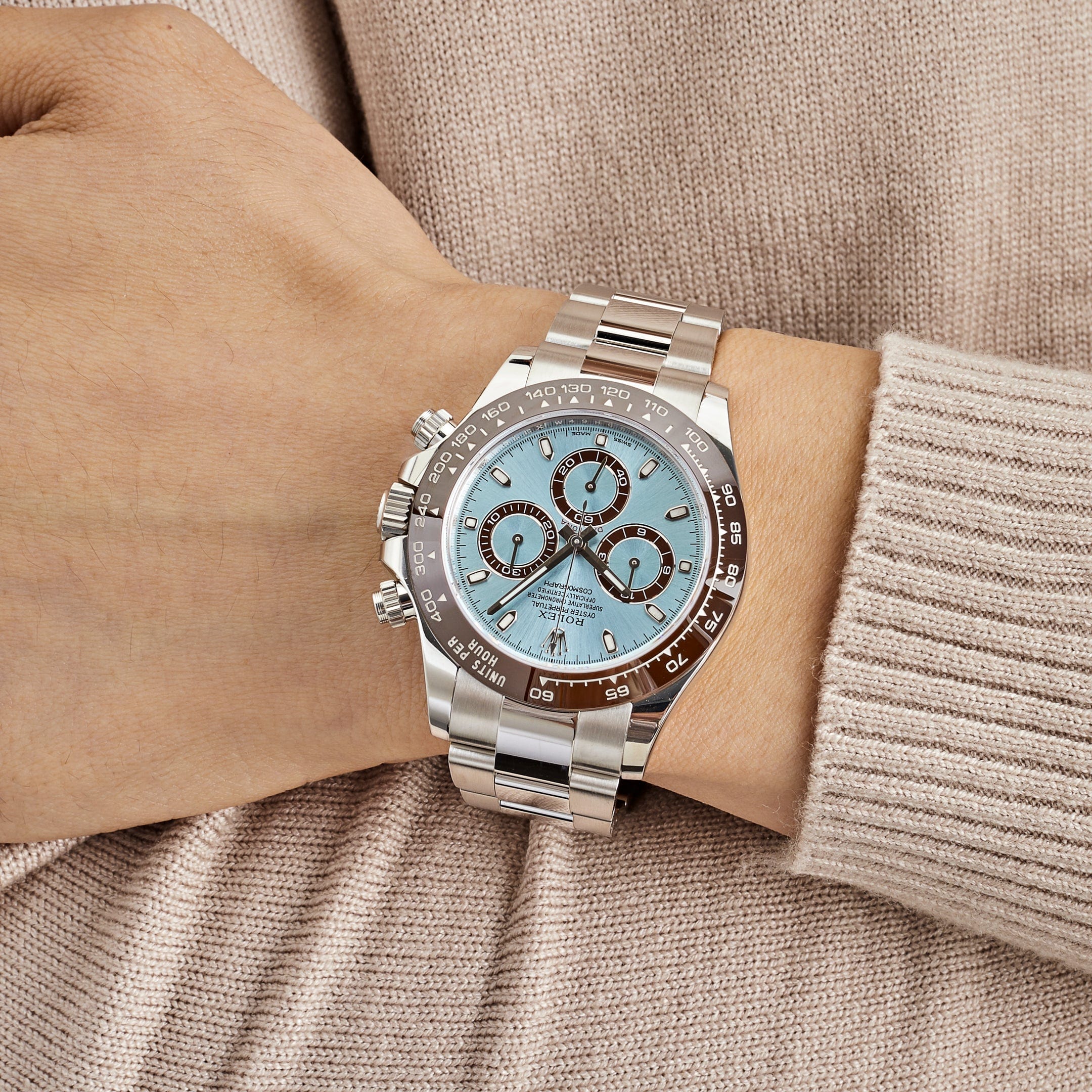 Rolex daytona Bleu Glace
