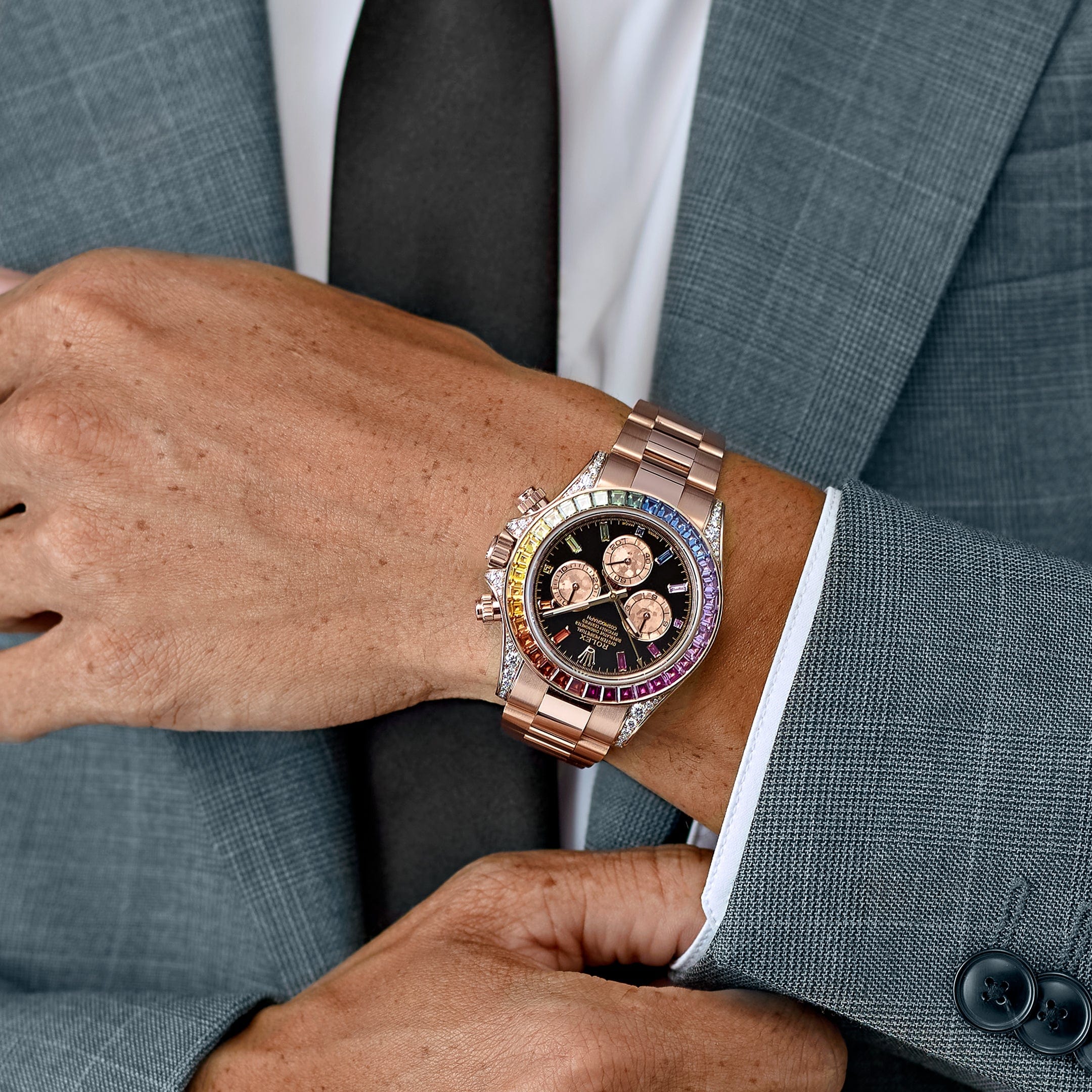 Rolex Daytona Rainbow Gold