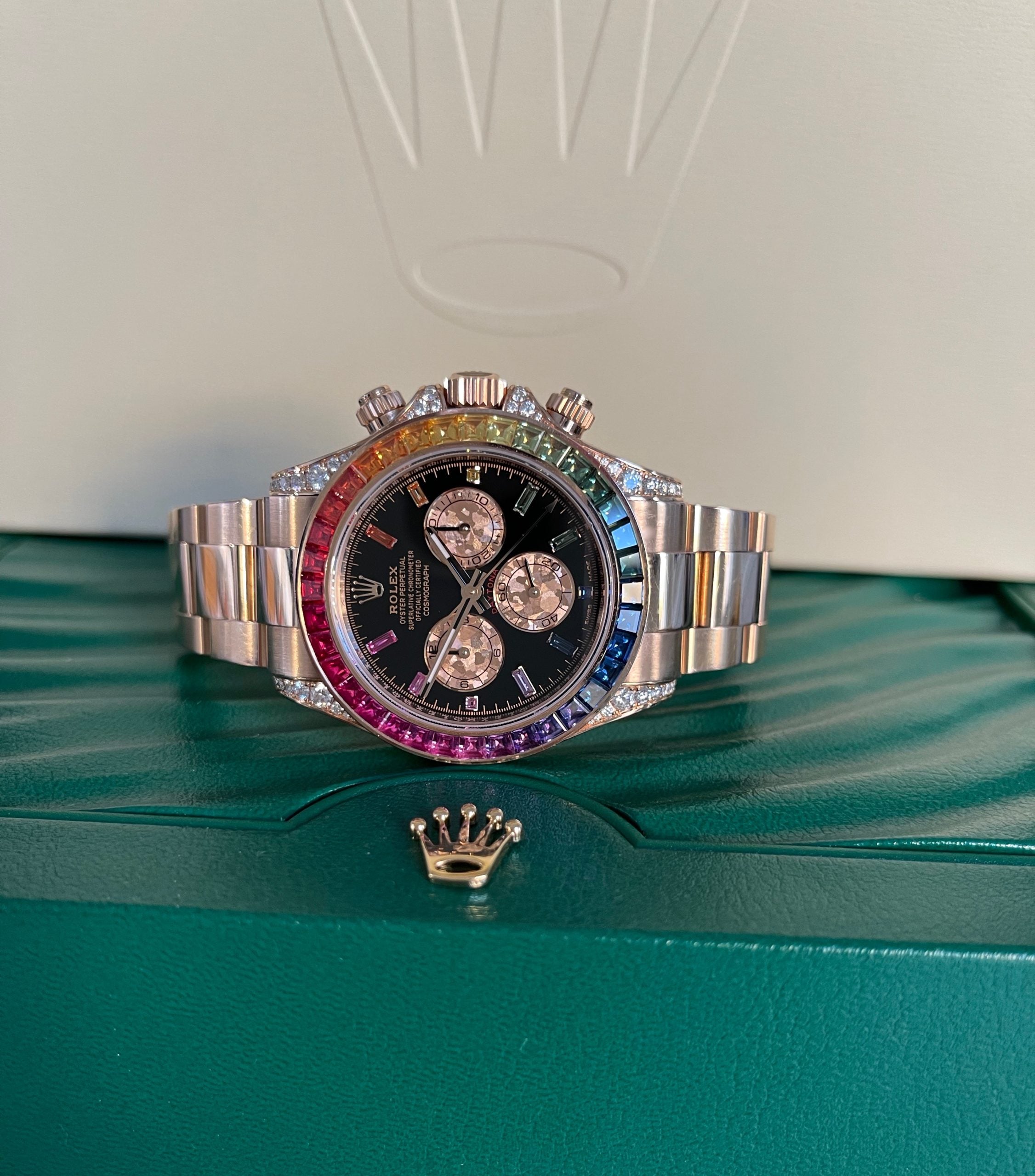 Rolex Daytona Rainbow Gold