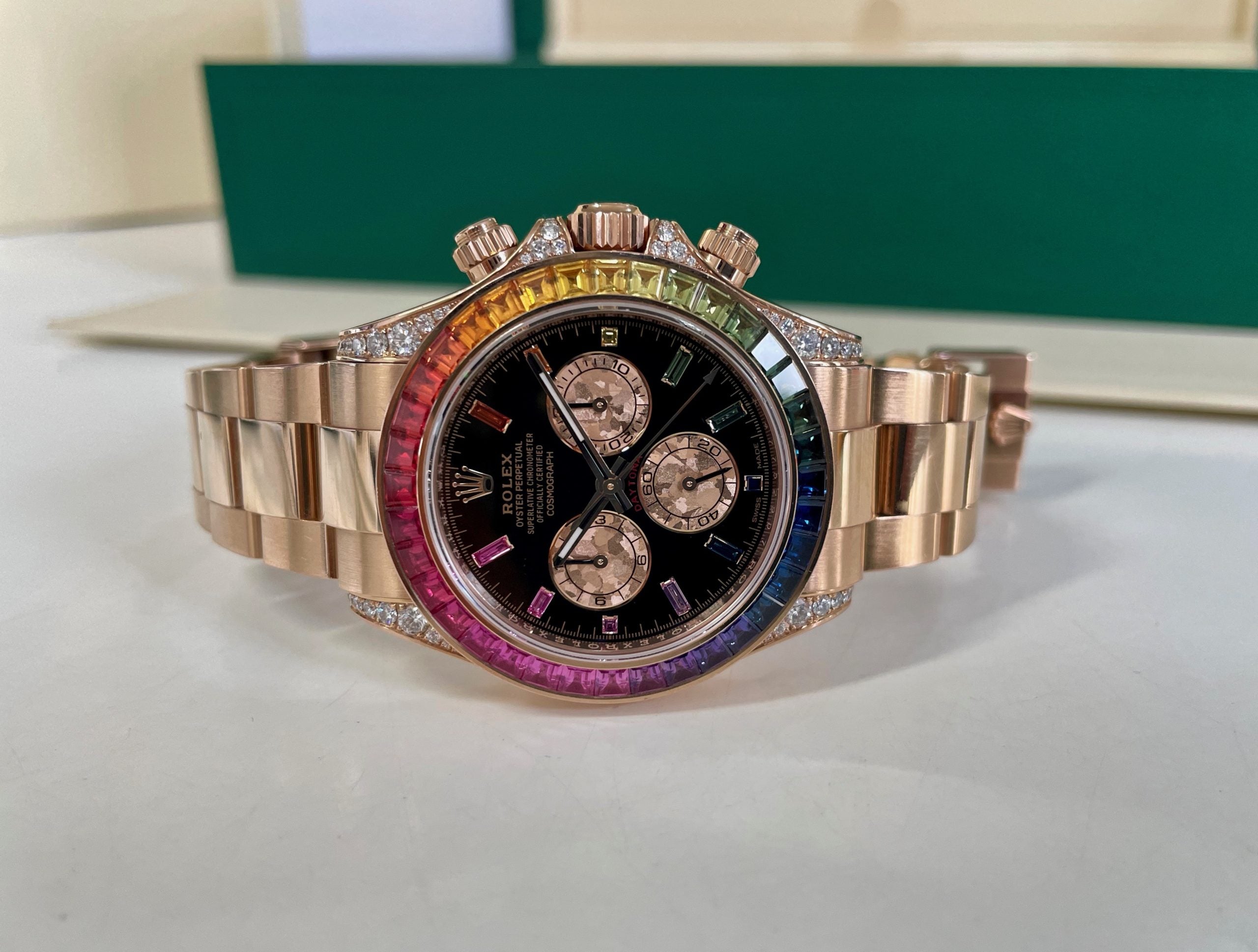Rolex Daytona Rainbow Gold