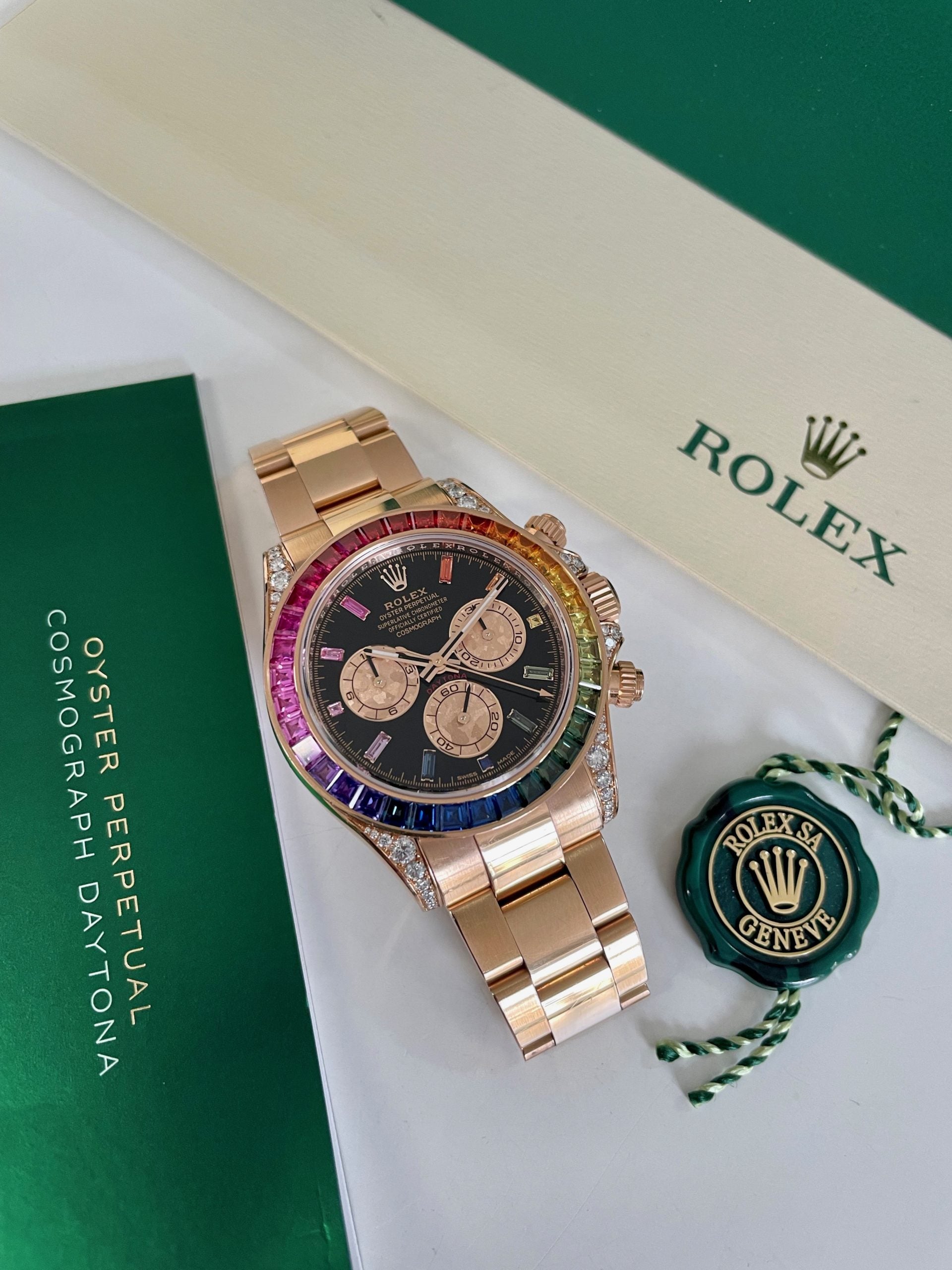 Rolex Daytona Rainbow Gold