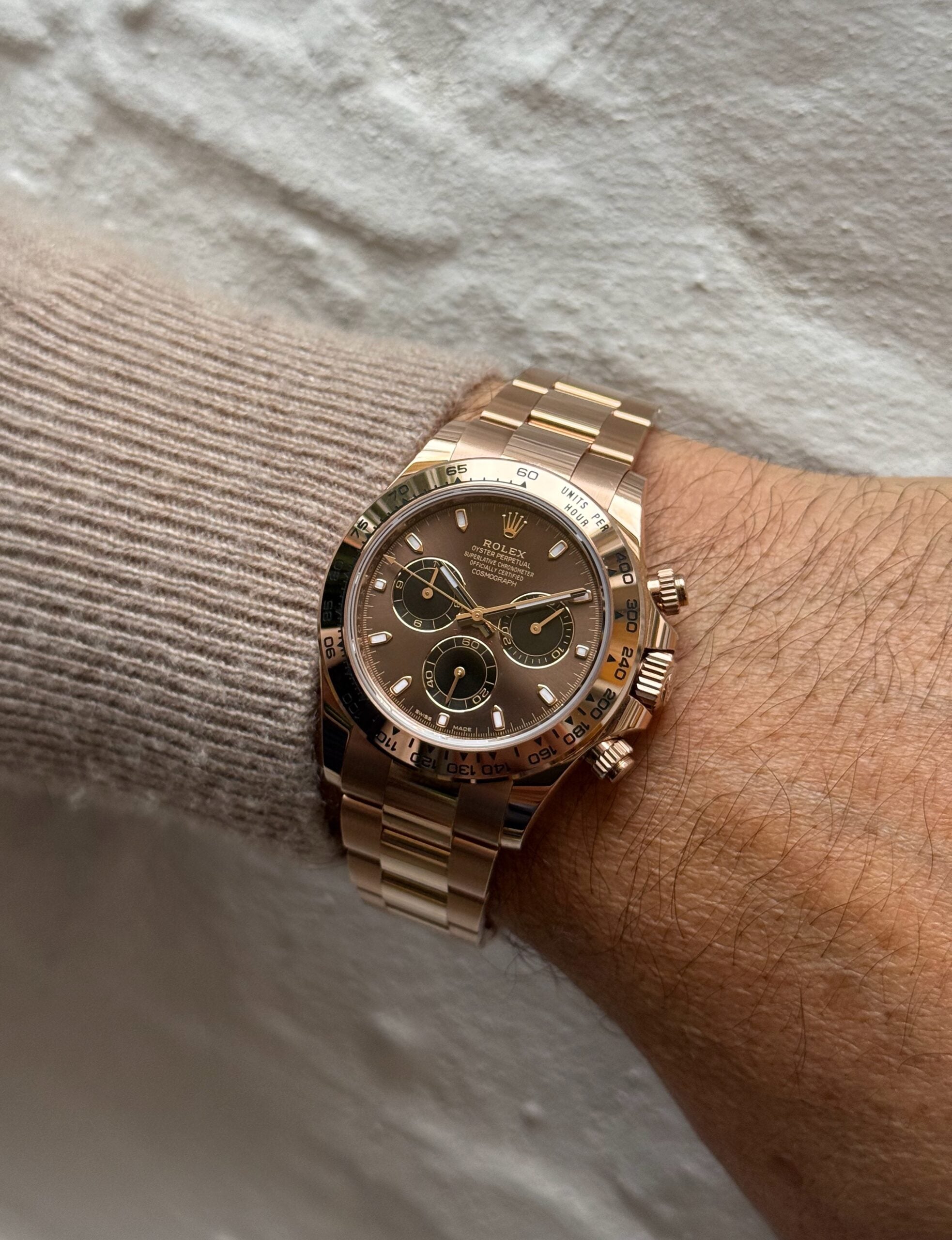 Rolex Daytona Choco Dial Rose Gold
