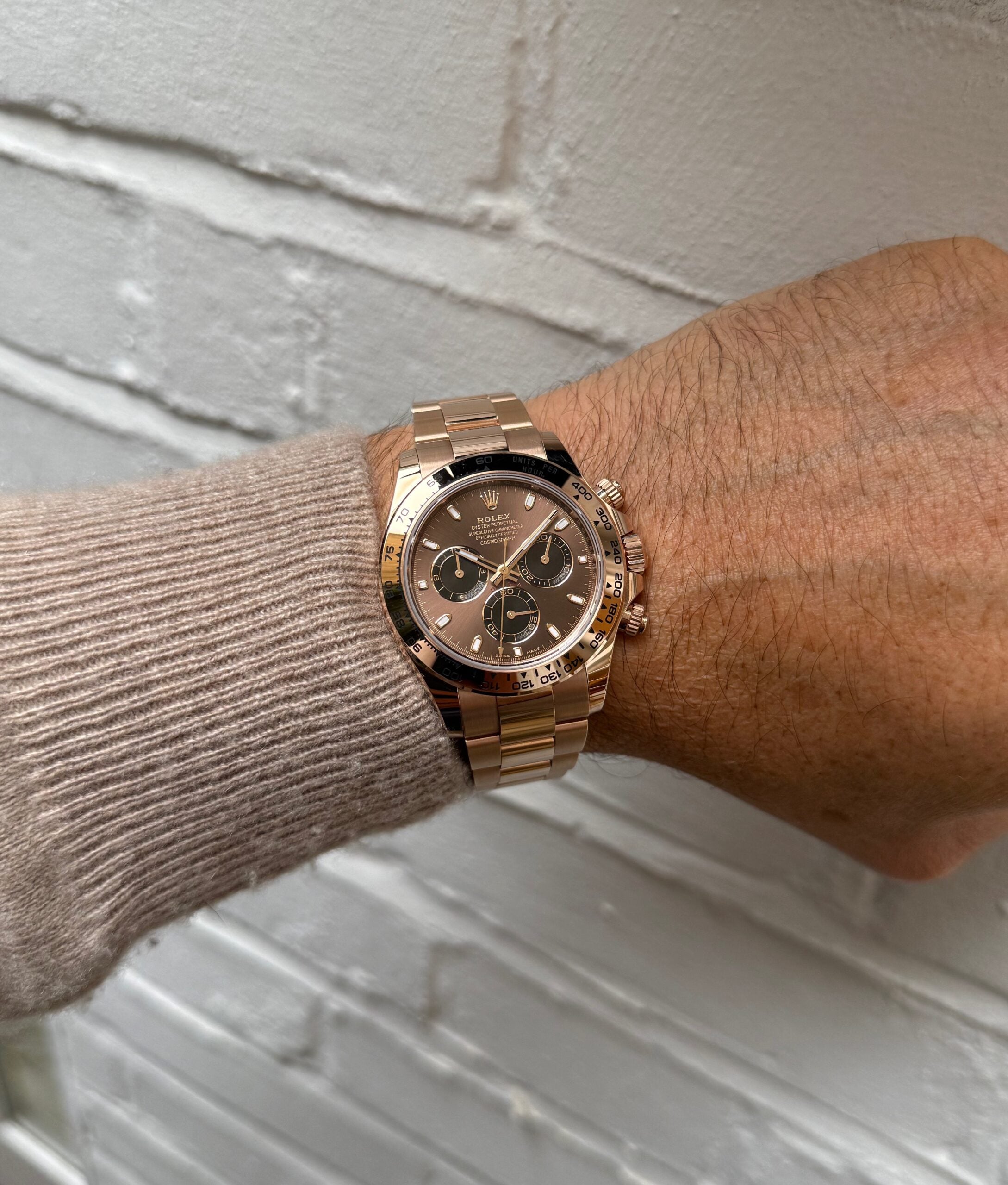 Rolex Daytona Choco Dial Rose Gold