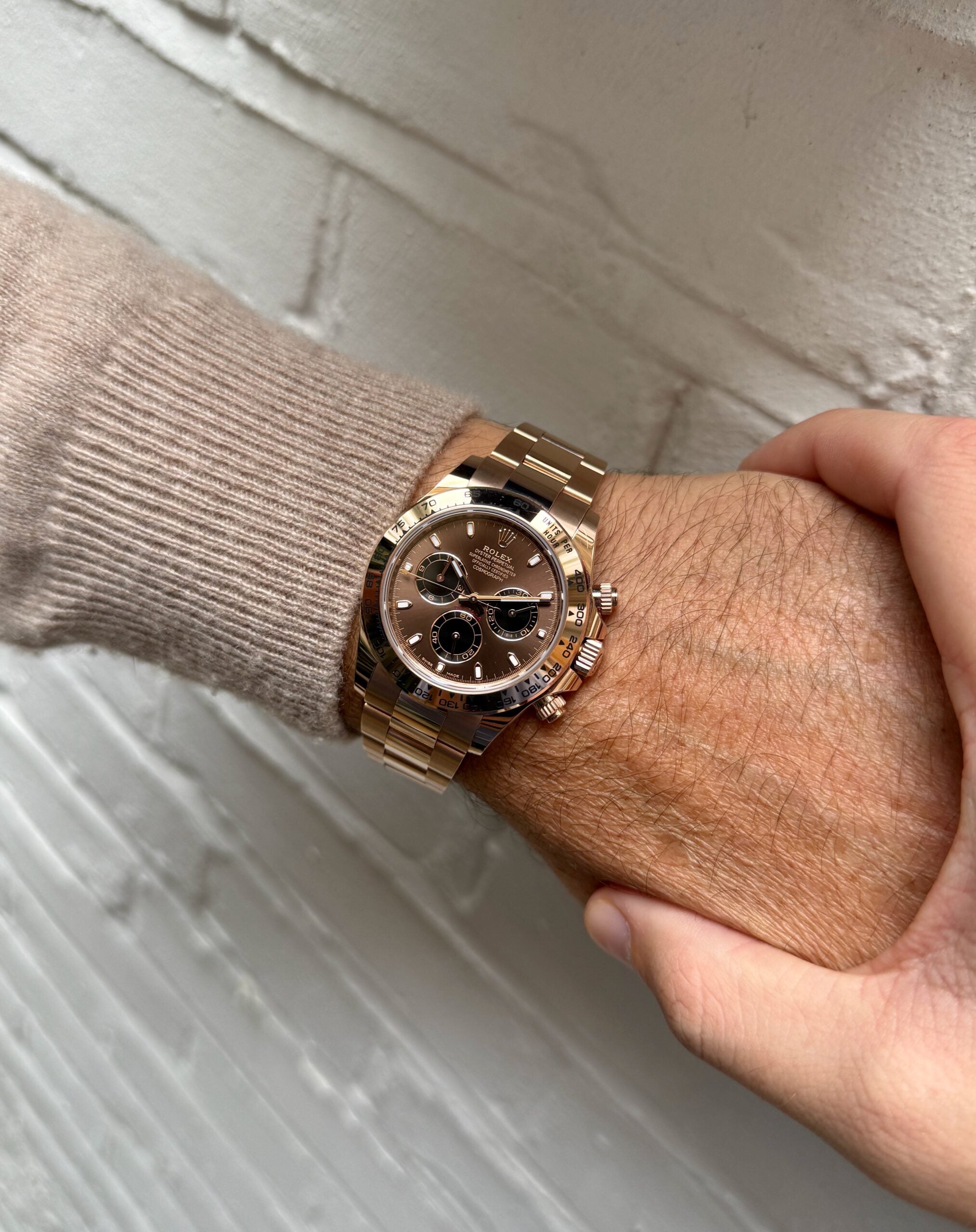 Rolex Daytona Choco Dial Rose Gold