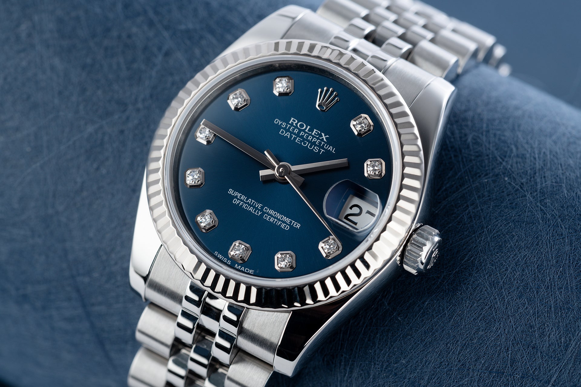 Rolex Datejust 31 Quadrante blue Diamond